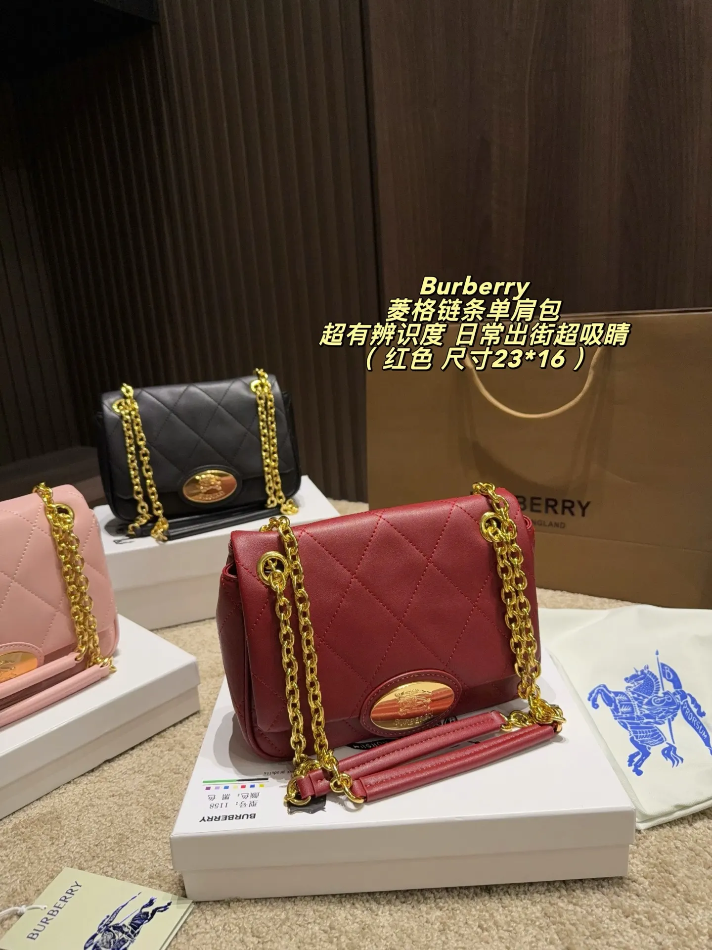 Quilted Chain Shoulder Bag D33017829 — view 11