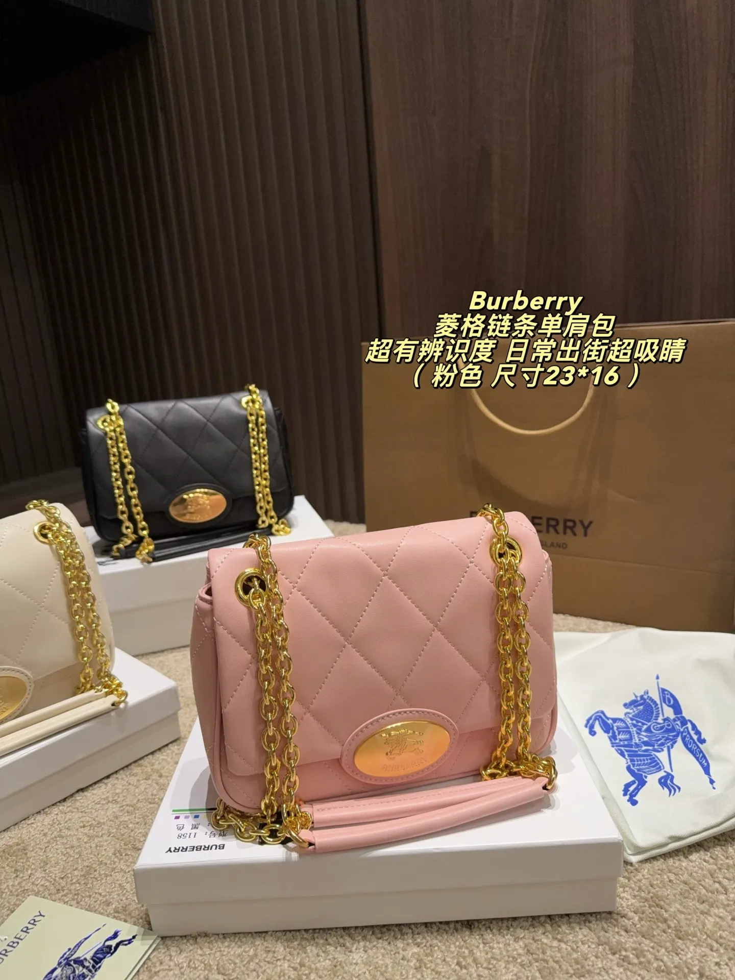 Quilted Chain Shoulder Bag D33017829 — view 13
