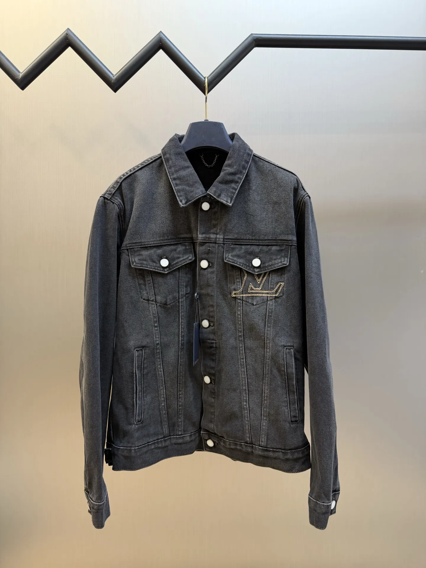 Embroidered Denim Trucker Jacket D33520470