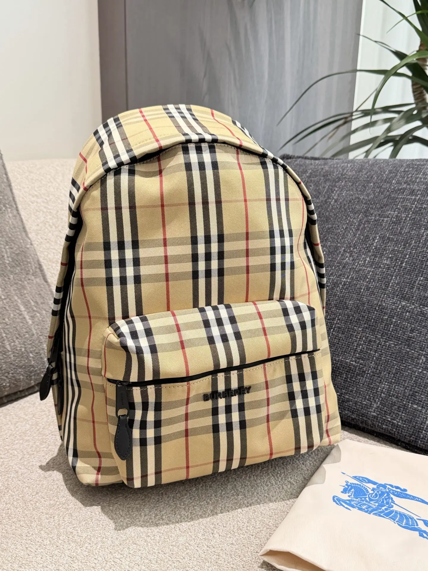 Burberry Vintage Check Nylon Backpack D34018262