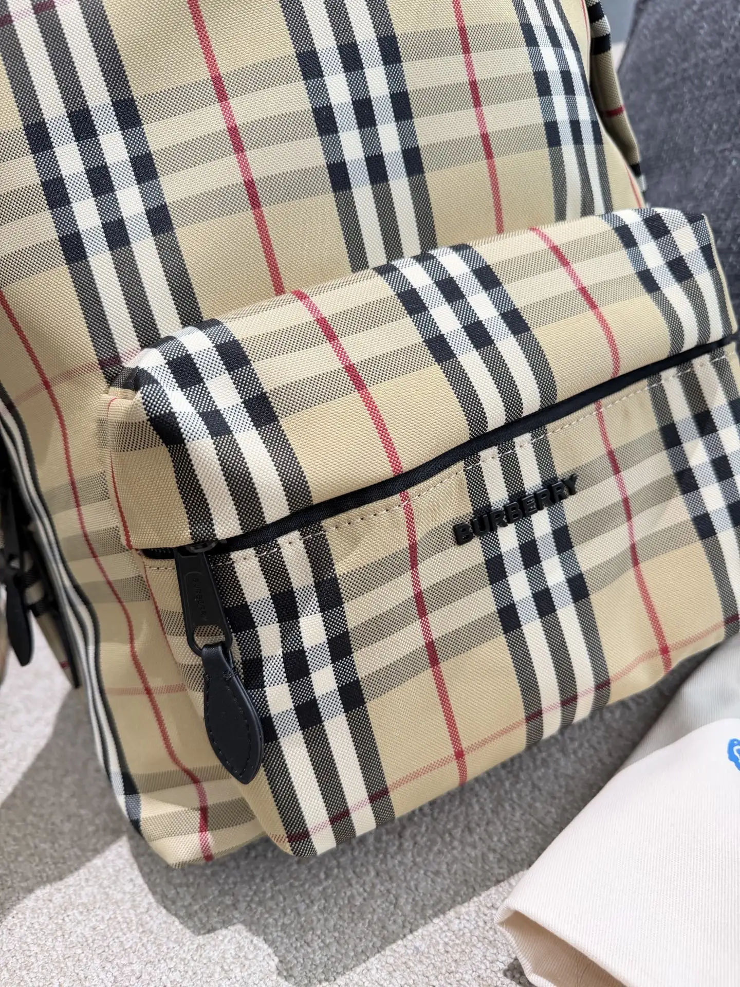 Burberry Vintage Check Nylon Backpack D34018262 — view 8