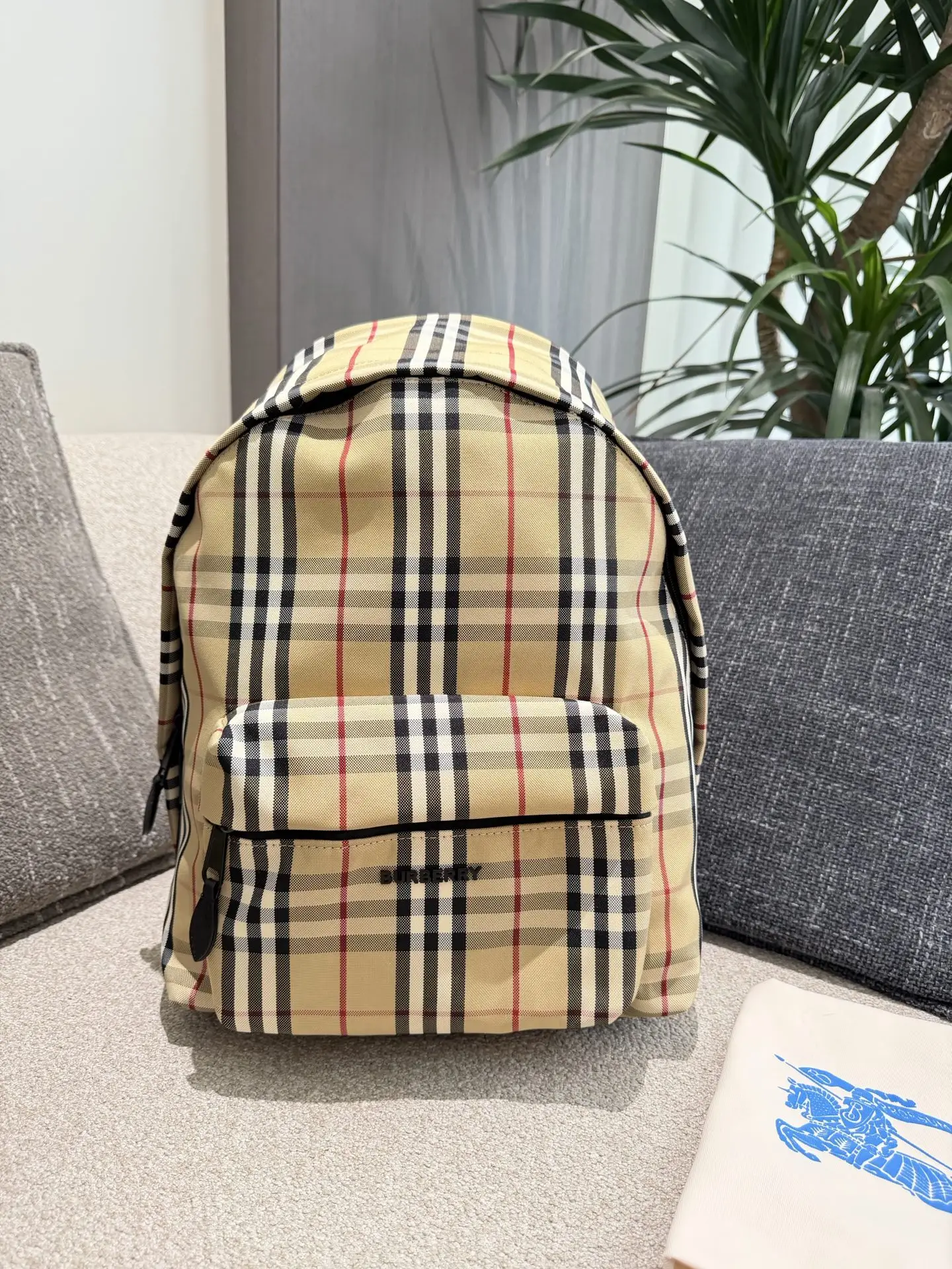 Burberry Vintage Check Nylon Backpack D34018262 — view 9