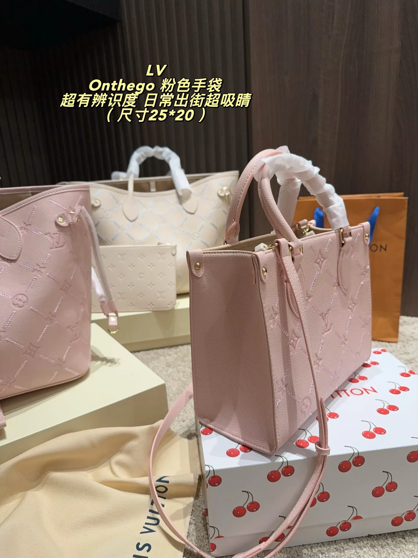 Onthego PM Monogram Empreinte Tote Bag D34518358 — view 4