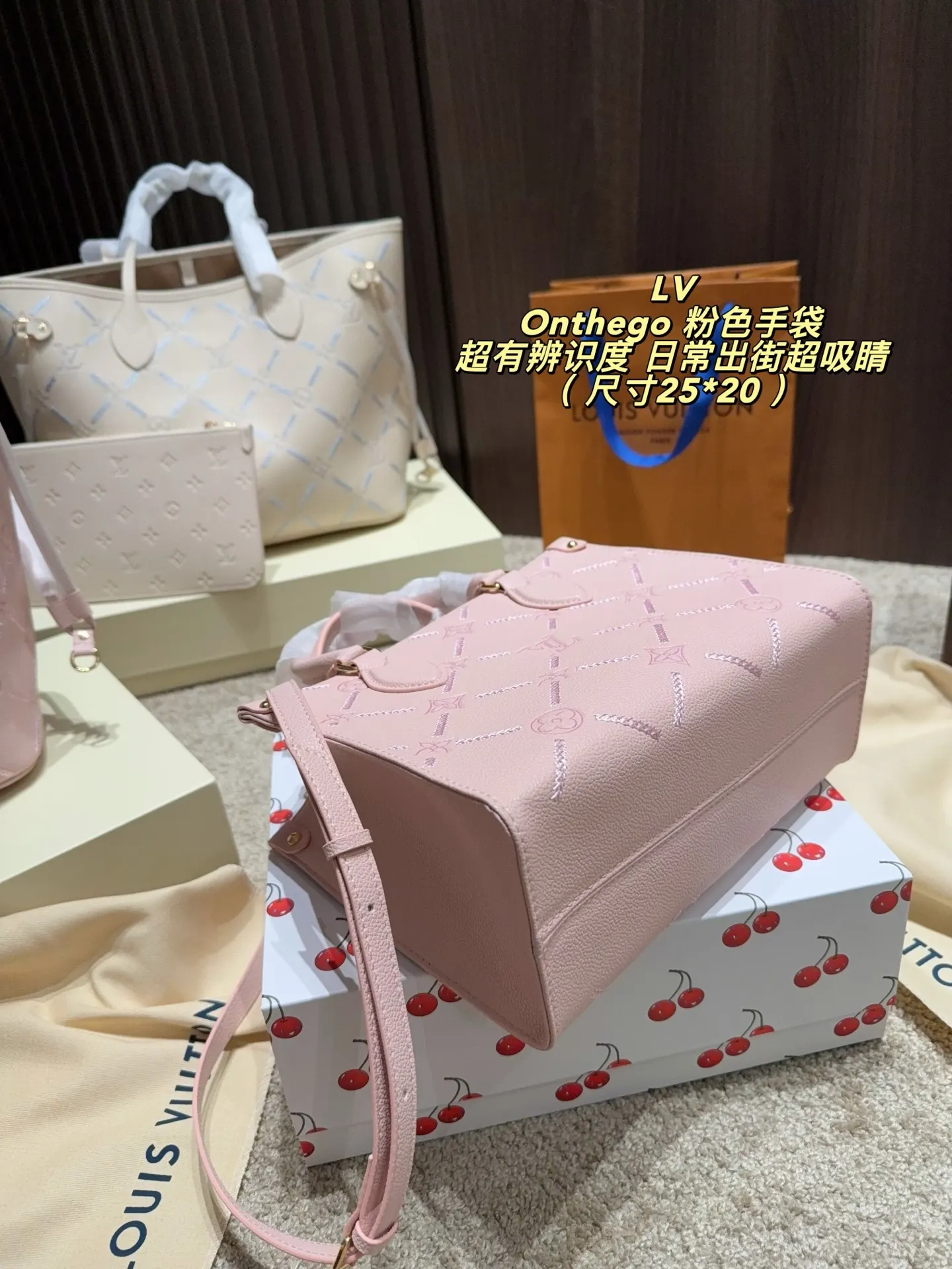 Onthego PM Monogram Empreinte Tote Bag D34518358 — view 5