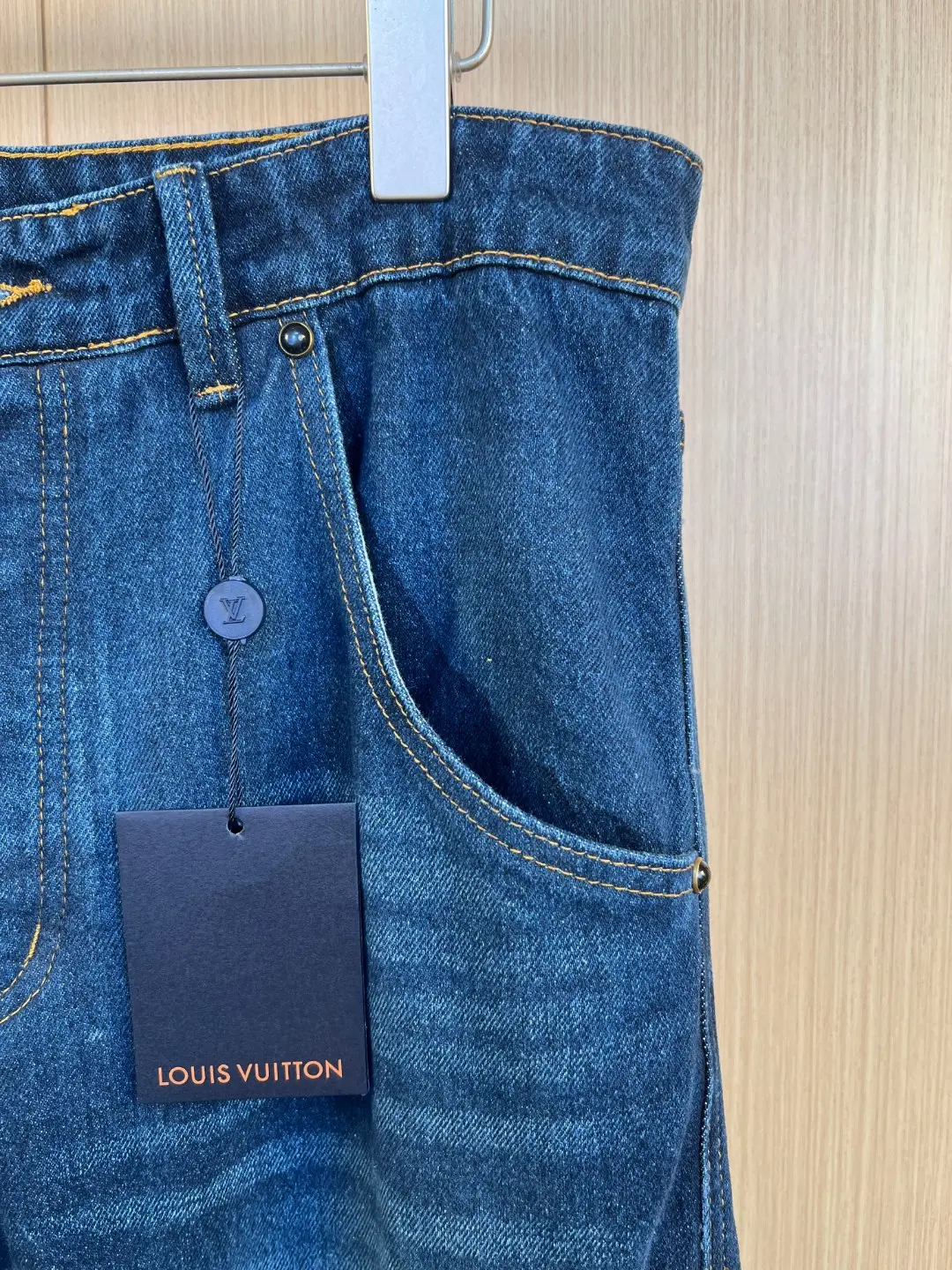Monogram Jacquard Straight-Leg Jeans D35020564 — view 3