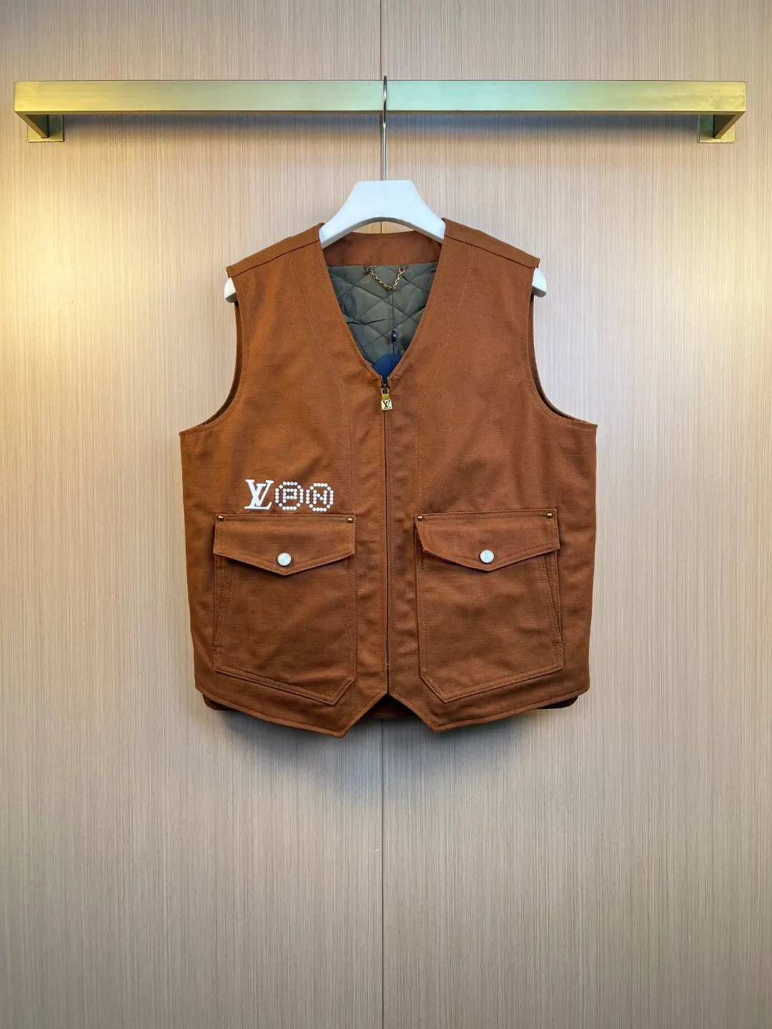Louis Vuitton x Nigo Embroidered Workwear Gilet D35020546
