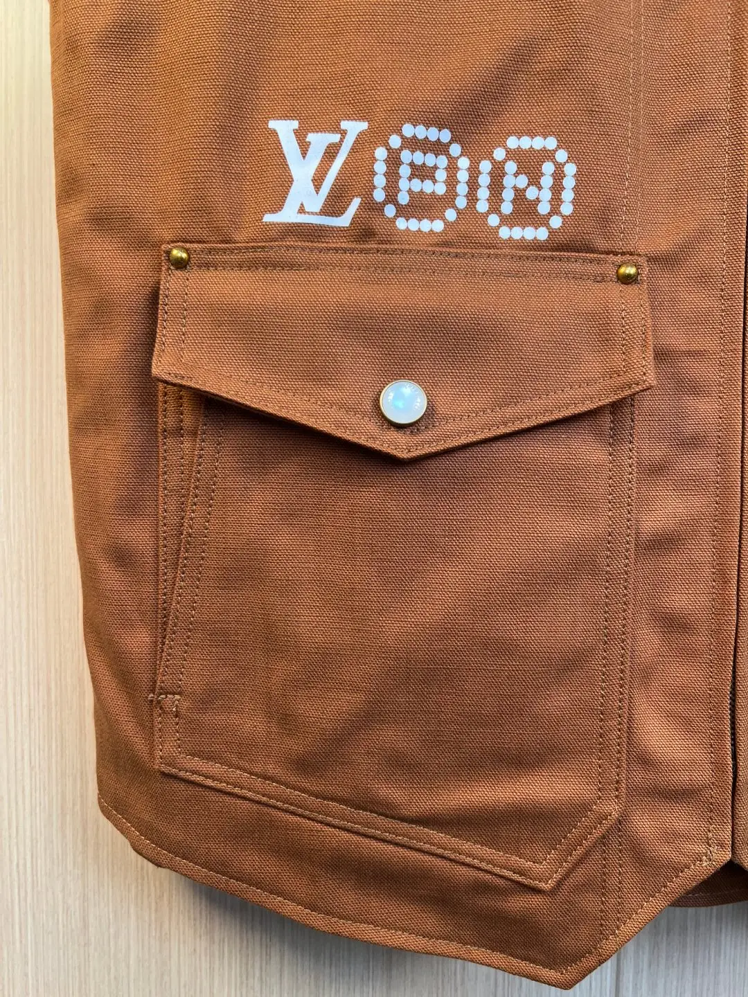 Louis Vuitton x Nigo Embroidered Workwear Gilet D35020546 — view 2