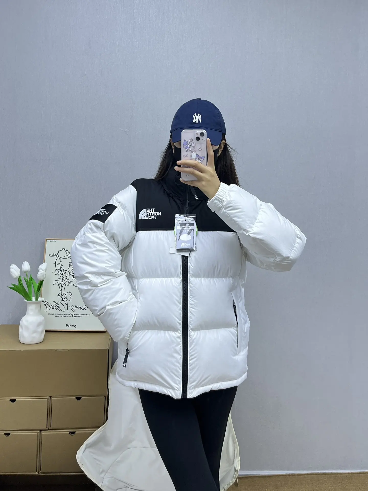1996 Retro Nuptse Down-Filled Puffer Jacket D35020335 — view 2
