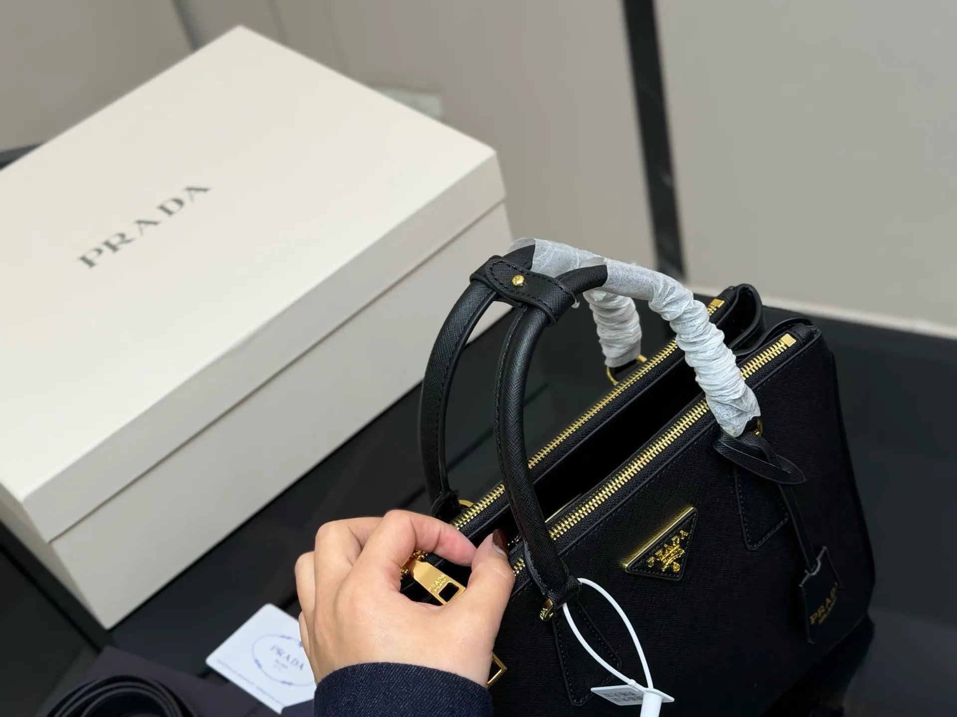 Prada Saffiano Leather Galleria Bag D35518139 — view 2