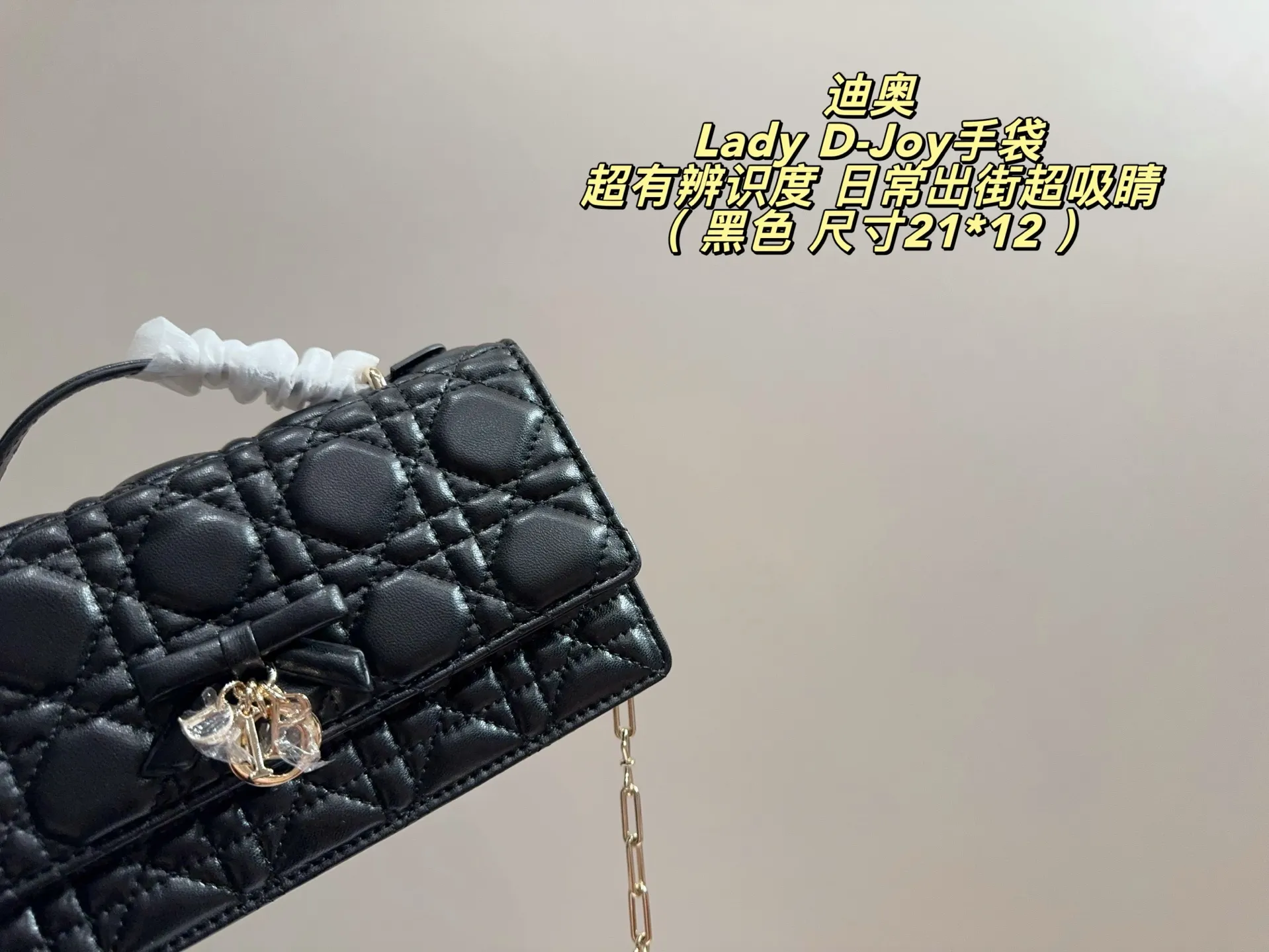 Lady D-Joy Quilted Shoulder Bag D35518344 — view 24