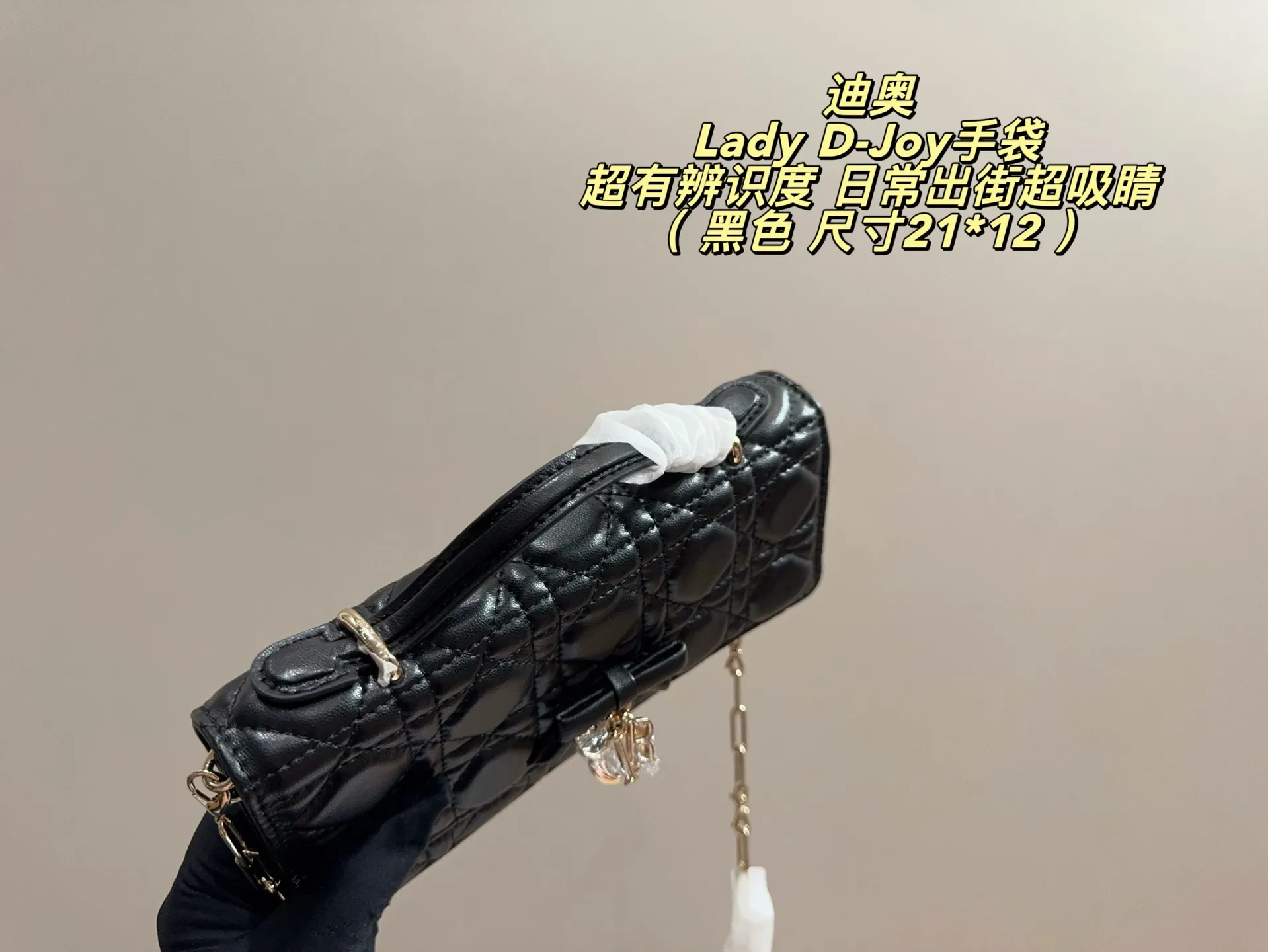 Lady D-Joy Quilted Shoulder Bag D35518344 — view 20