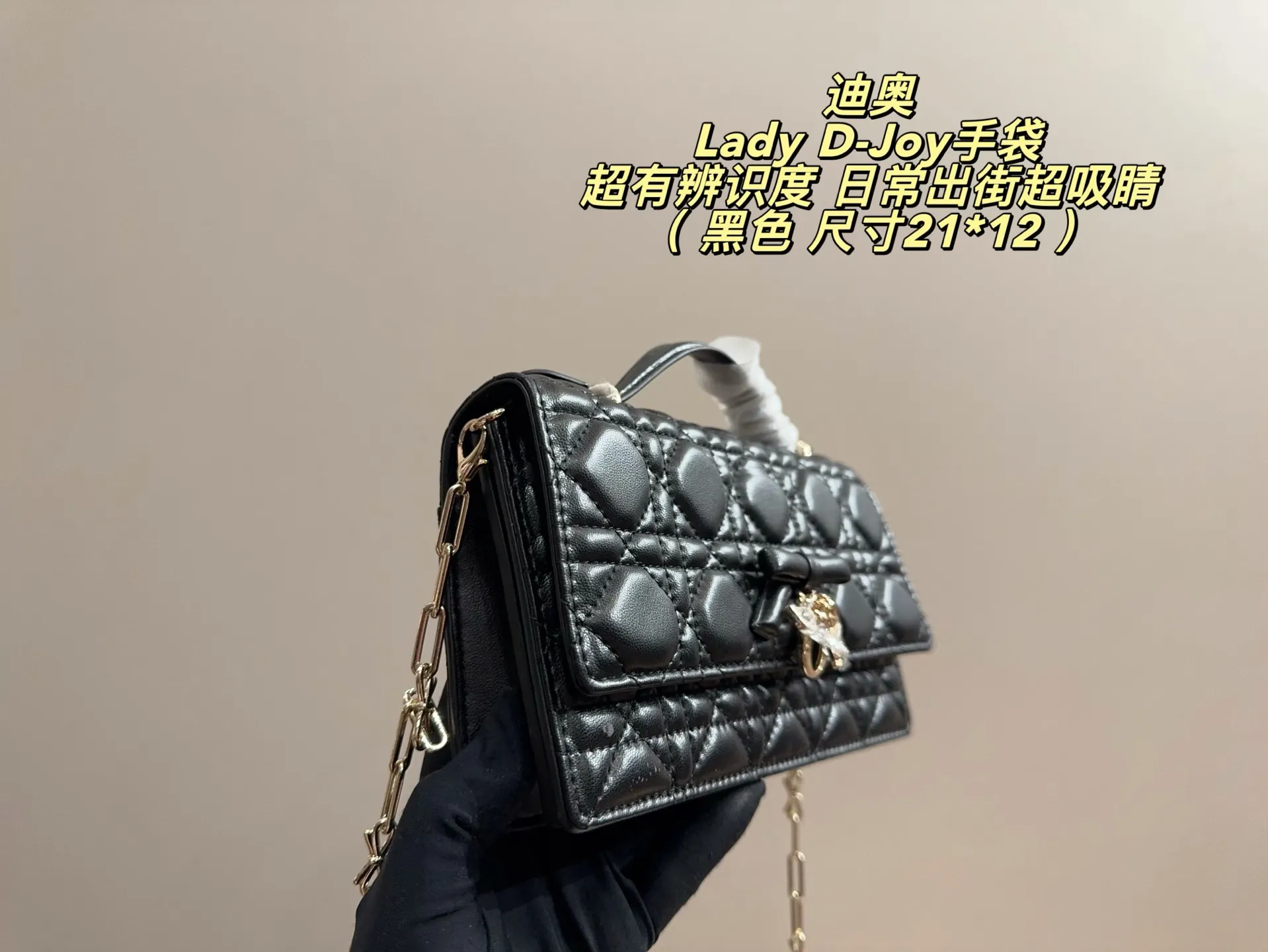 Lady D-Joy Quilted Shoulder Bag D35518344 — view 25