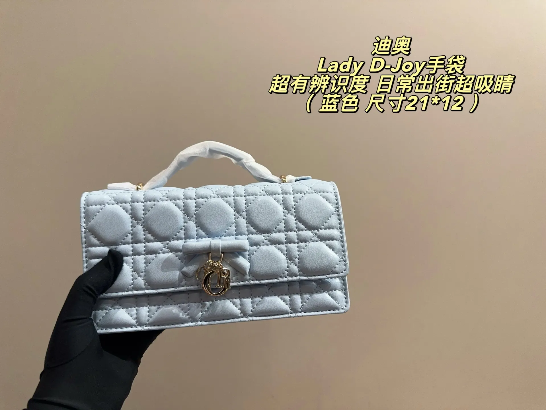 Lady D-Joy Quilted Shoulder Bag D35518344 — view 6