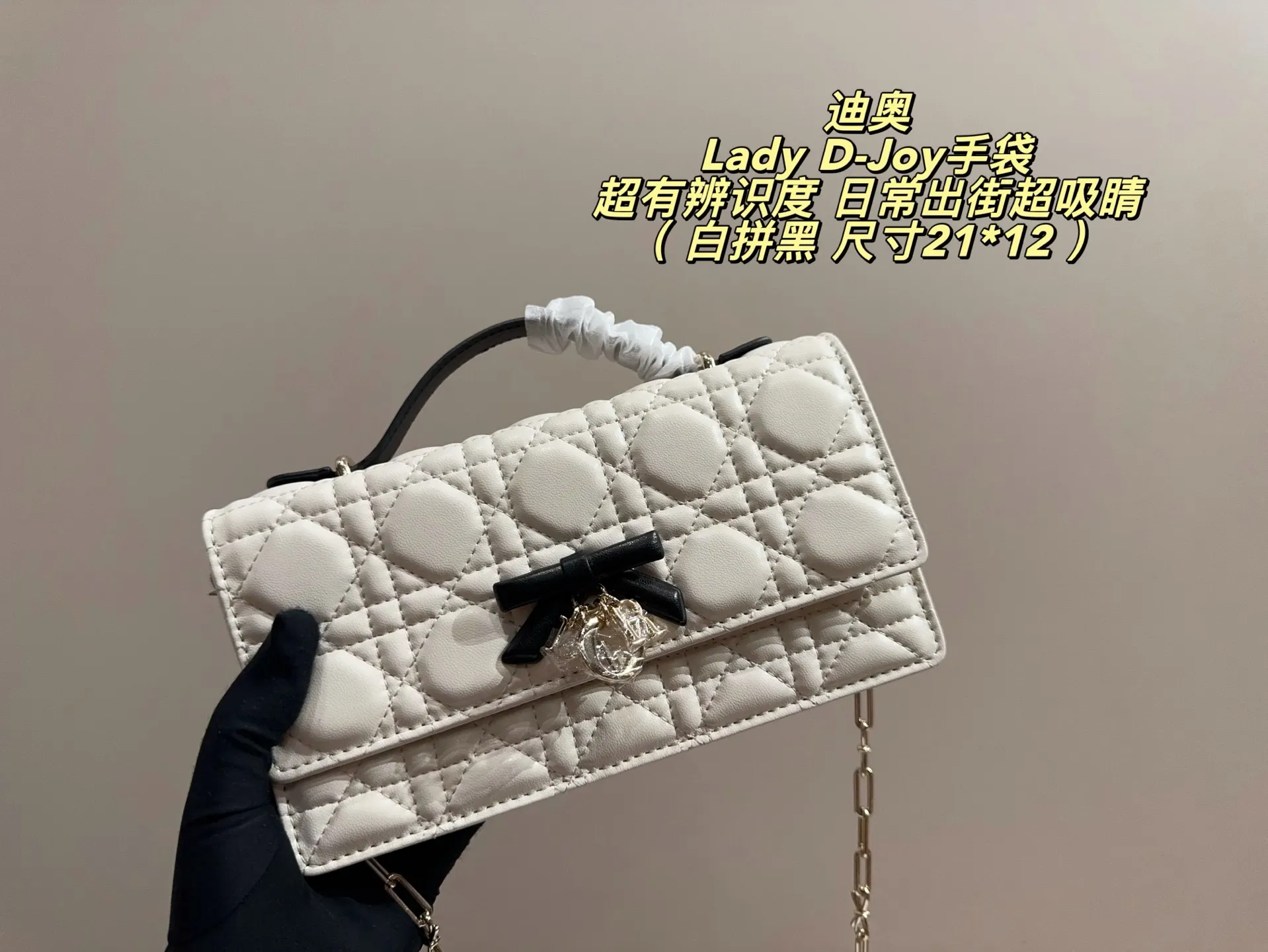 Lady D-Joy Quilted Shoulder Bag D35518344 — view 10