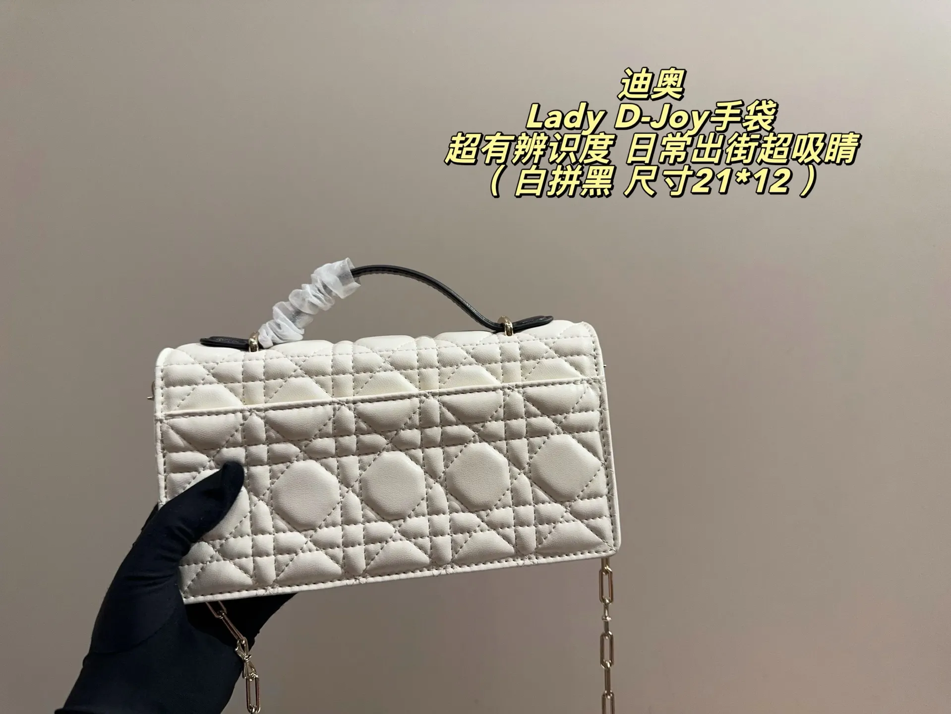 Lady D-Joy Quilted Shoulder Bag D35518344 — view 14