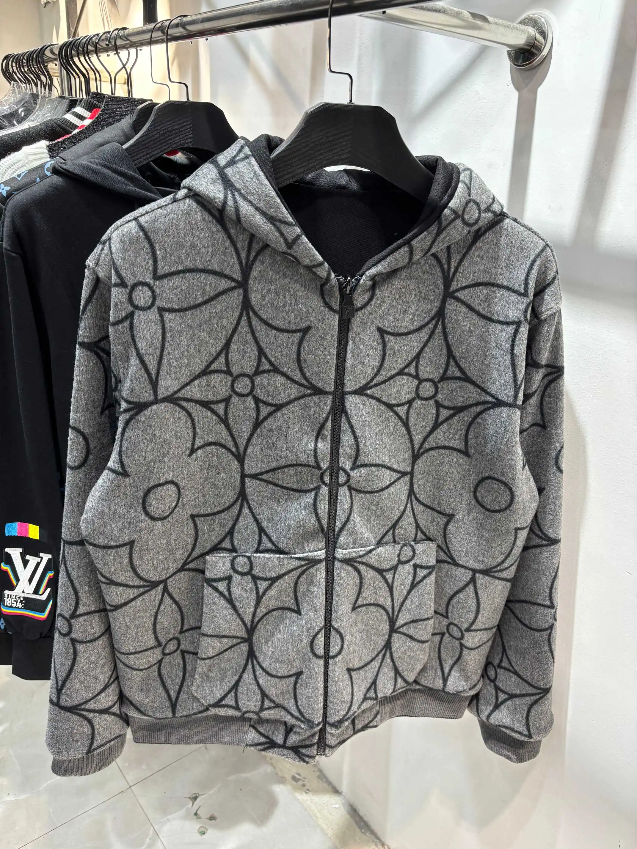 Reversible Monogram Jacquard Wool Jacket D36513859 — view 7