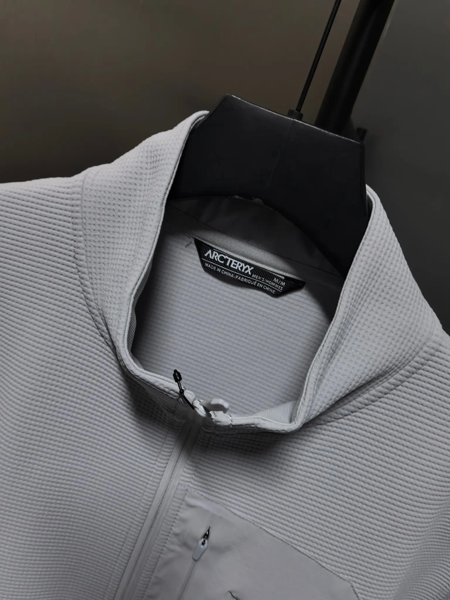 Waffle-Knit Zip-Up Performance Jacket D37022129 — view 4