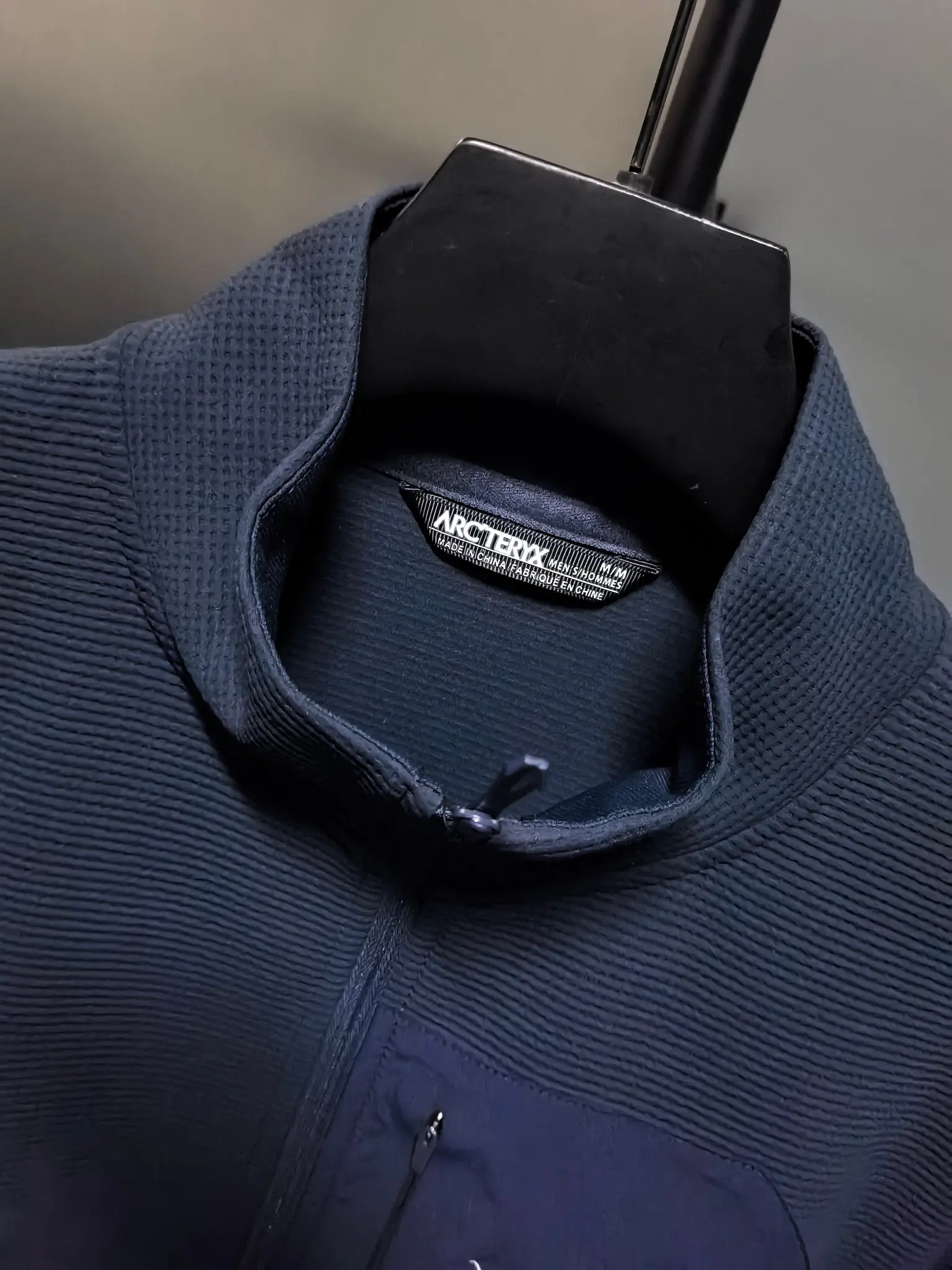 Waffle-Knit Zip-Up Performance Jacket D37022130 — view 4