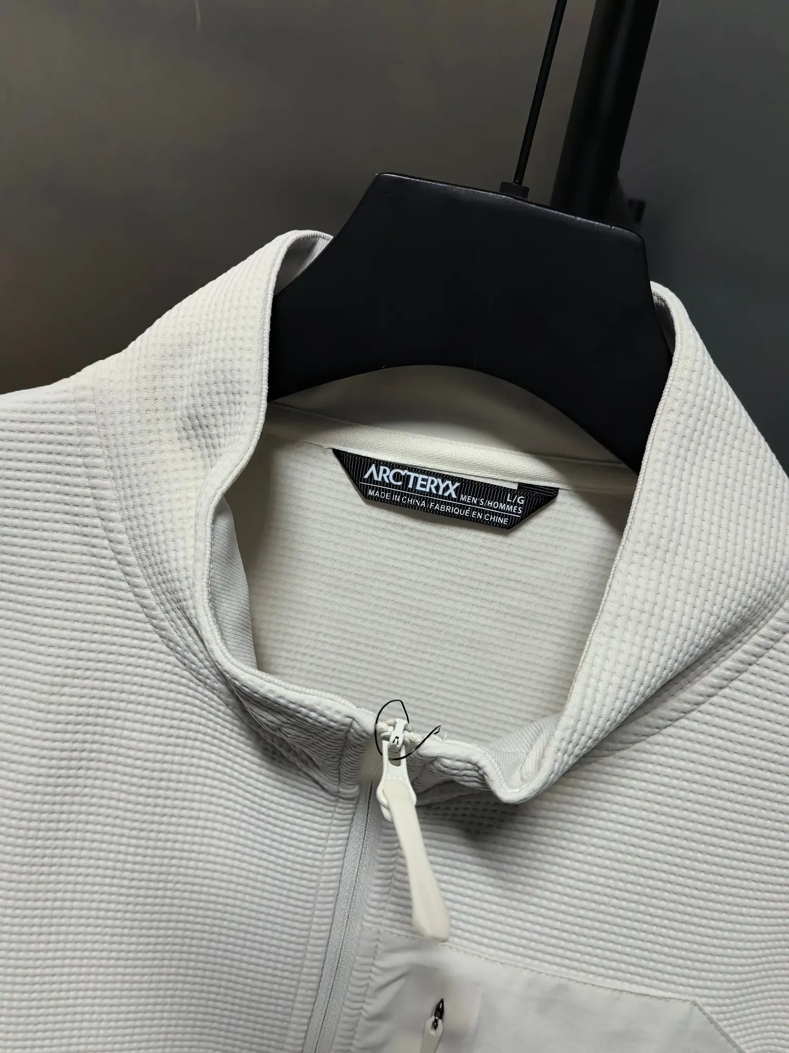 Waffle-Knit Zip-Up Performance Jacket D37022131 — view 4