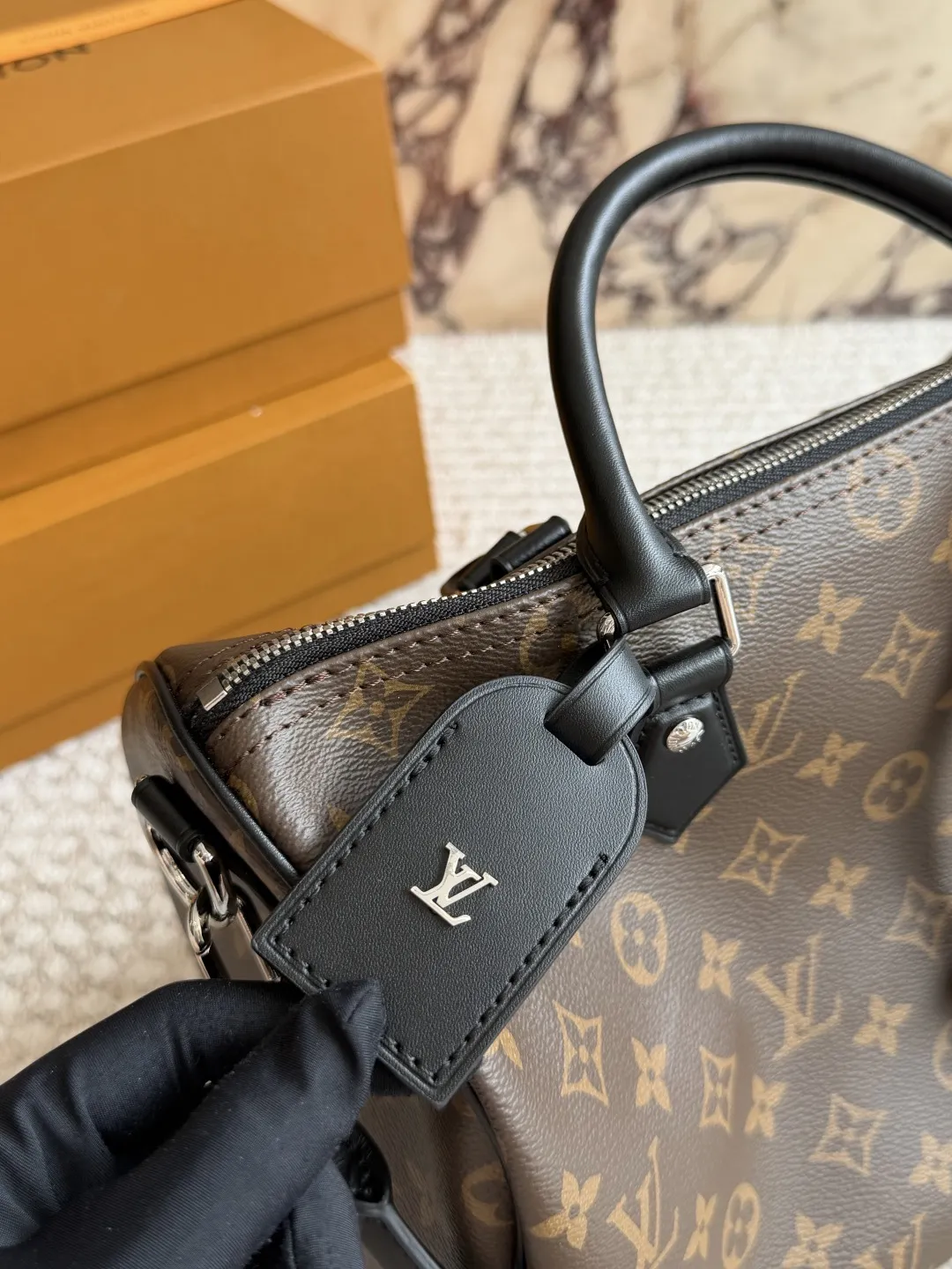 Speedy 30 Monogram Canvas Bandoulière Bag D37018275 — view 9