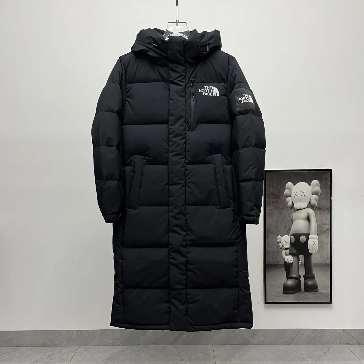 Longline Down-Filled Hooded Puffer Coat D38020343