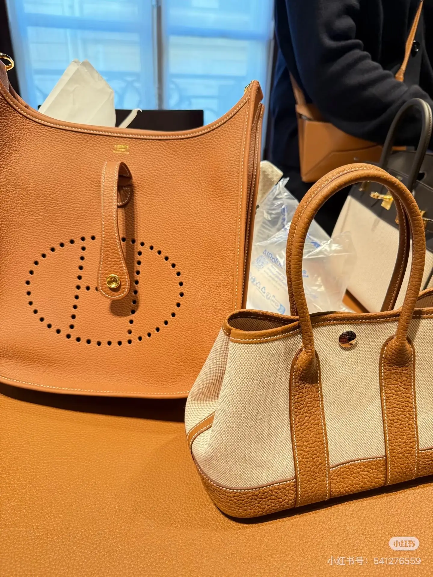 Garden Party Mini Canvas & Leather Tote D39017980 — view 4