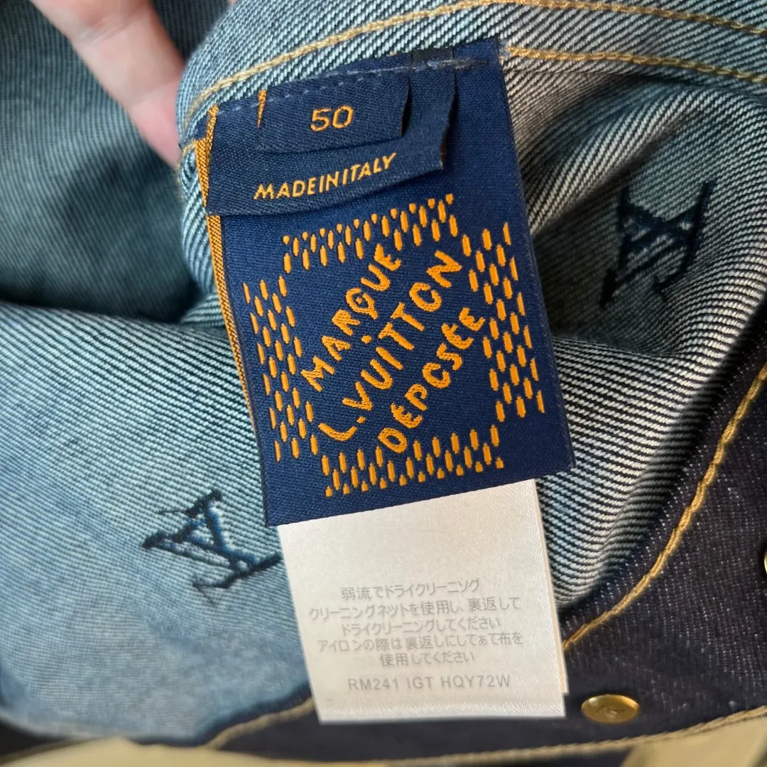 Monogram Embroidered Denim Trucker Jacket D39020568 — view 9