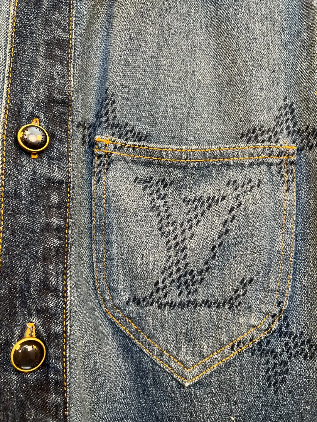 Monogram Gradient Denim Jacket D39020565 — view 2