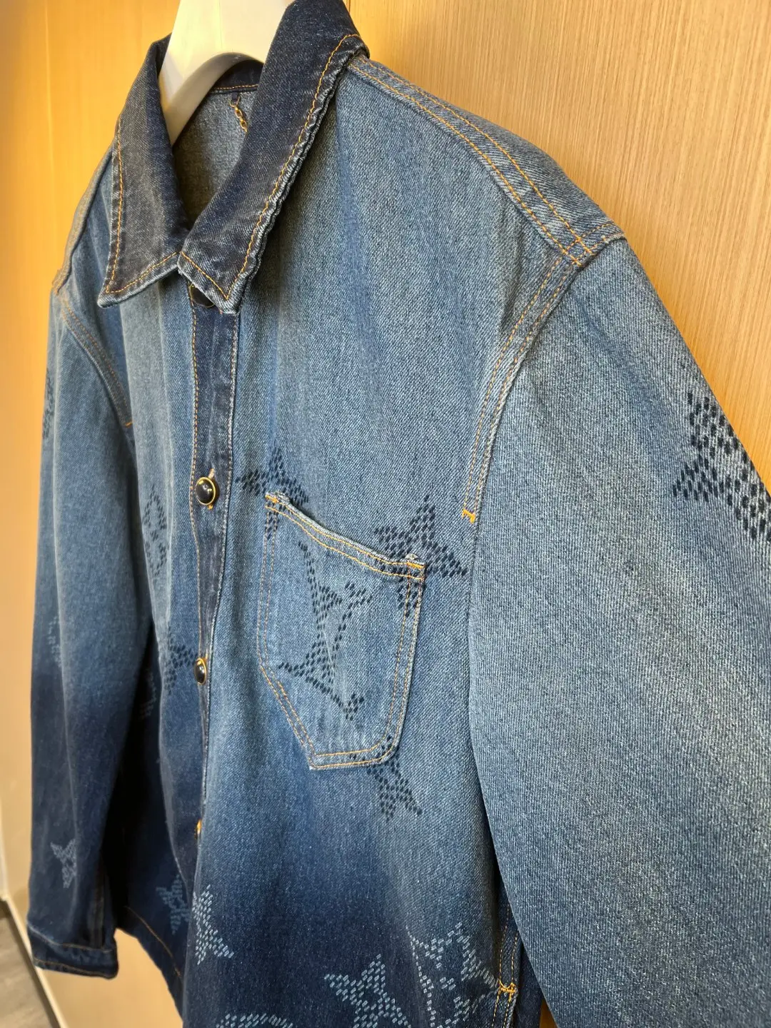 Monogram Gradient Denim Jacket D39020565 — view 6