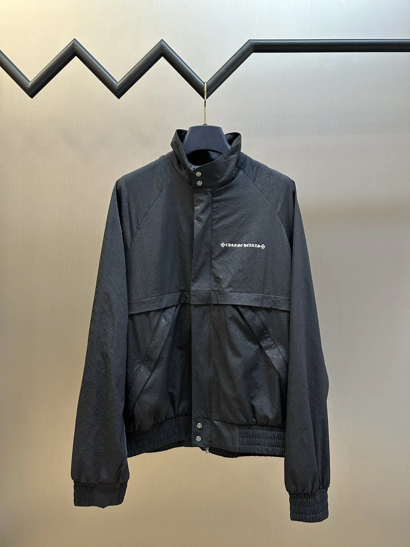 Monogram Jacquard Zip-Up Bomber Jacket D39020465