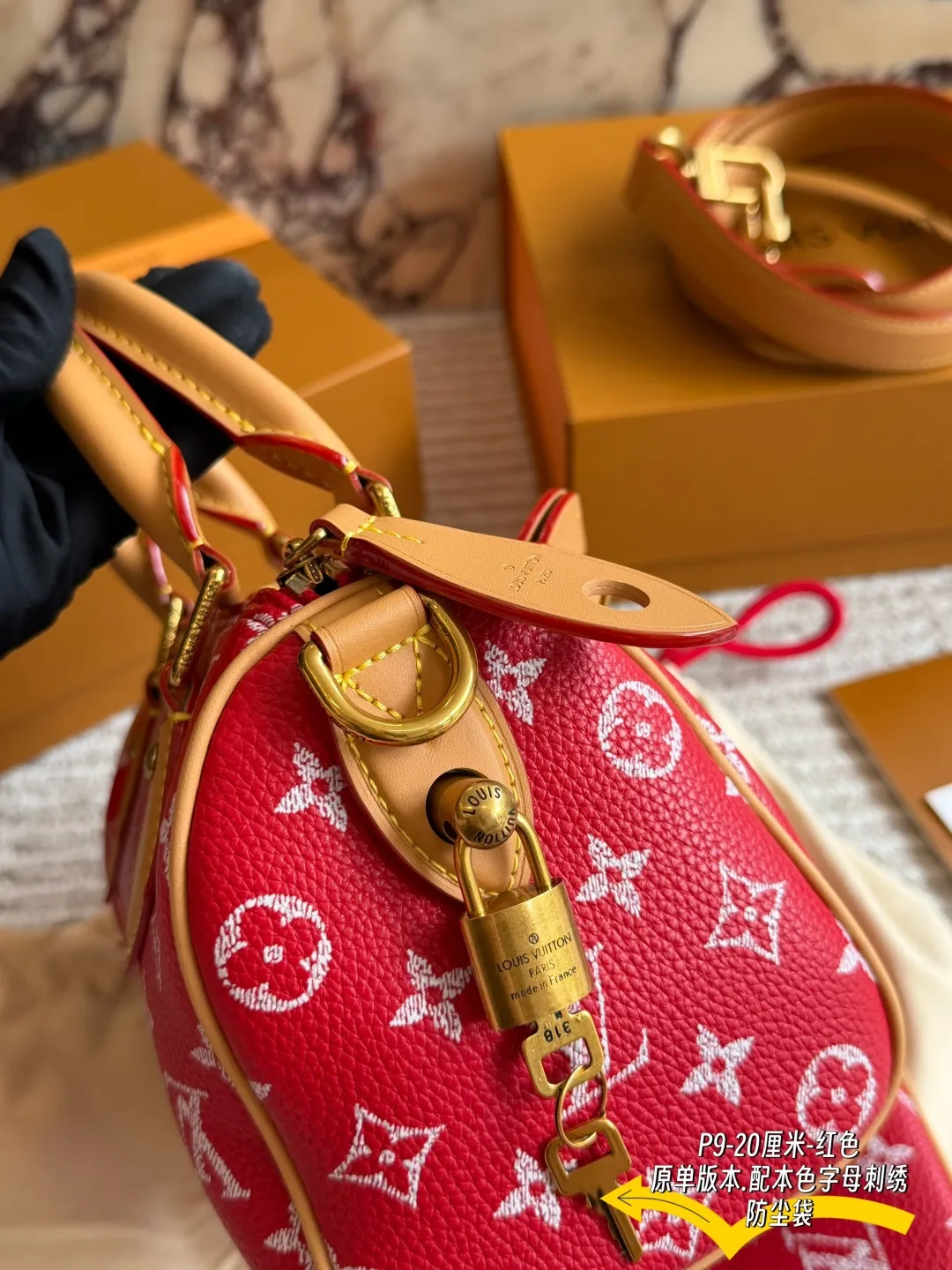 Speedy 20 Monogram Canvas Top-Handle Bag D43018510 — view 8