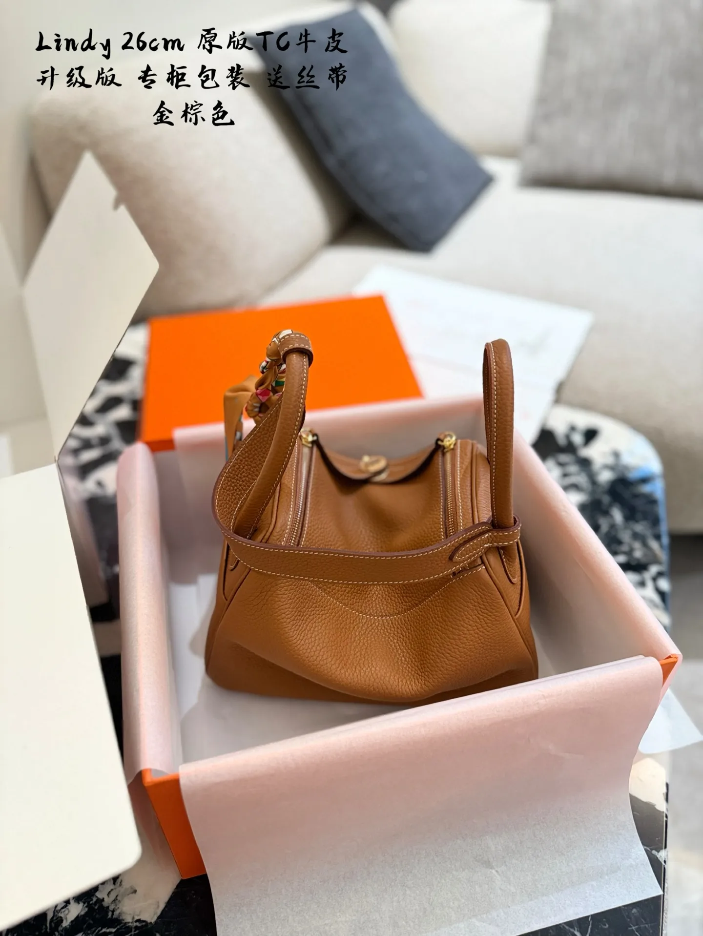 Lindy Top-Handle Bag D43018505 — view 3