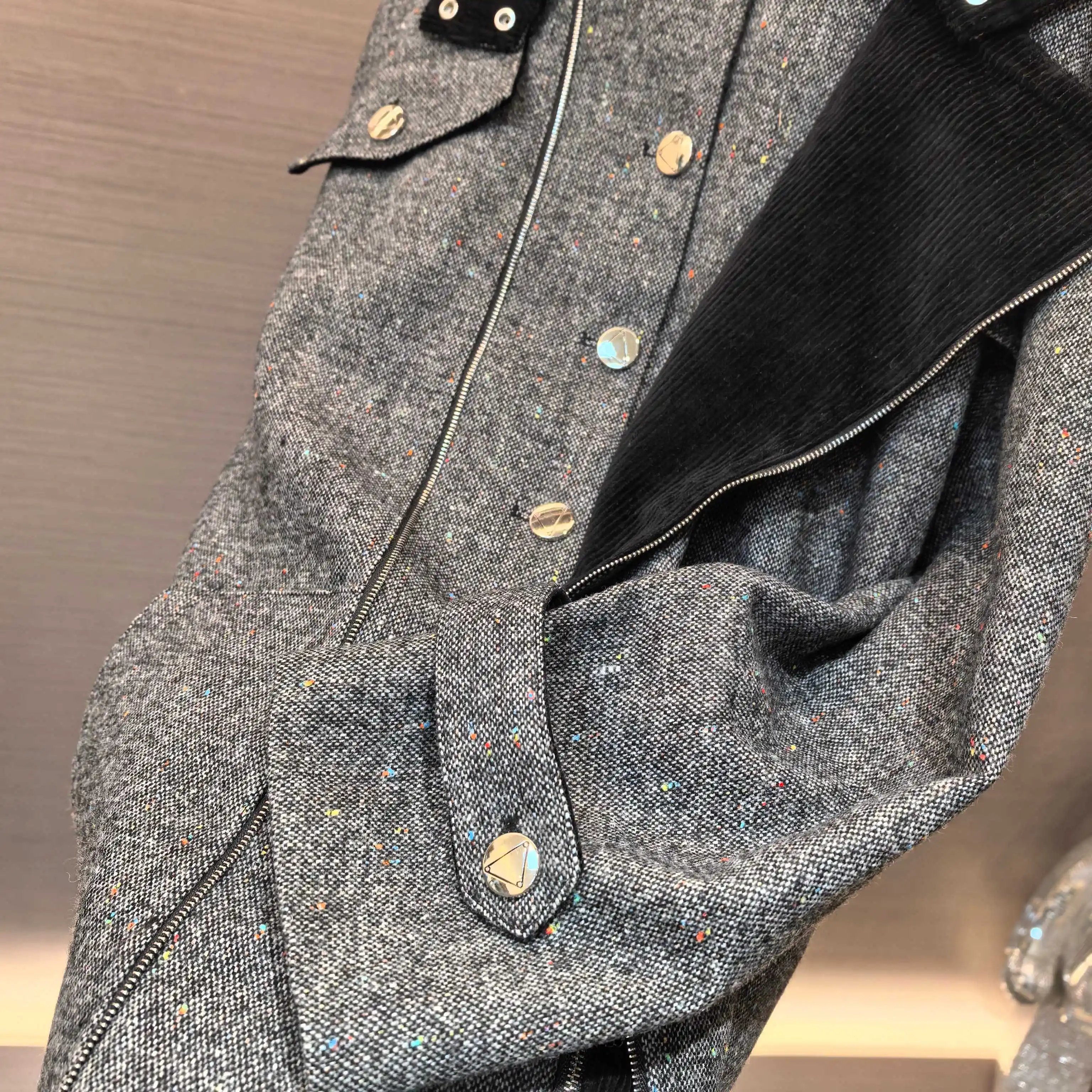 Belted Hooded Wool-Blend Coat D44523713 — view 5