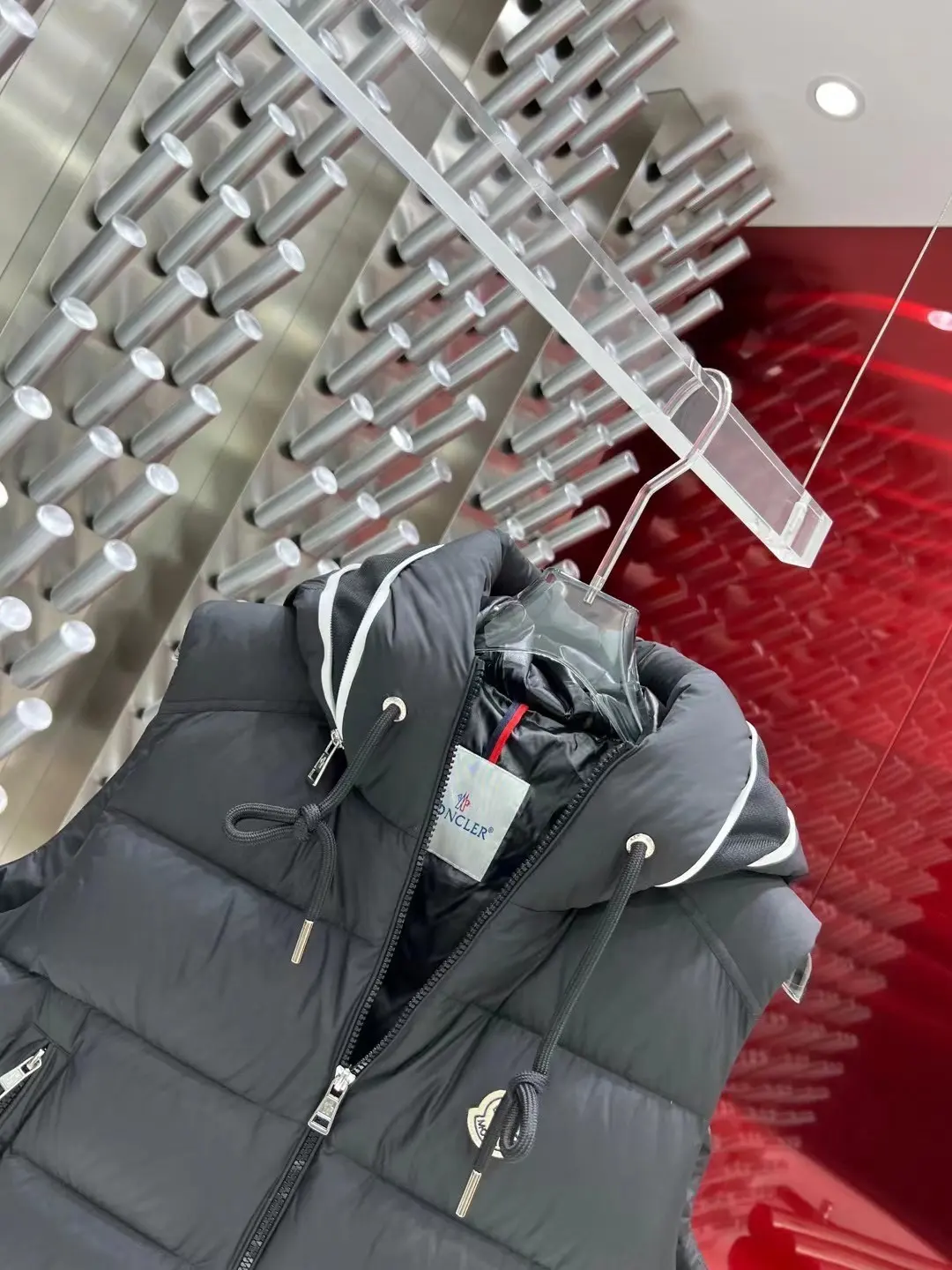Moncler Hooded Down-Filled Puffer Gilet D47022143 — view 5