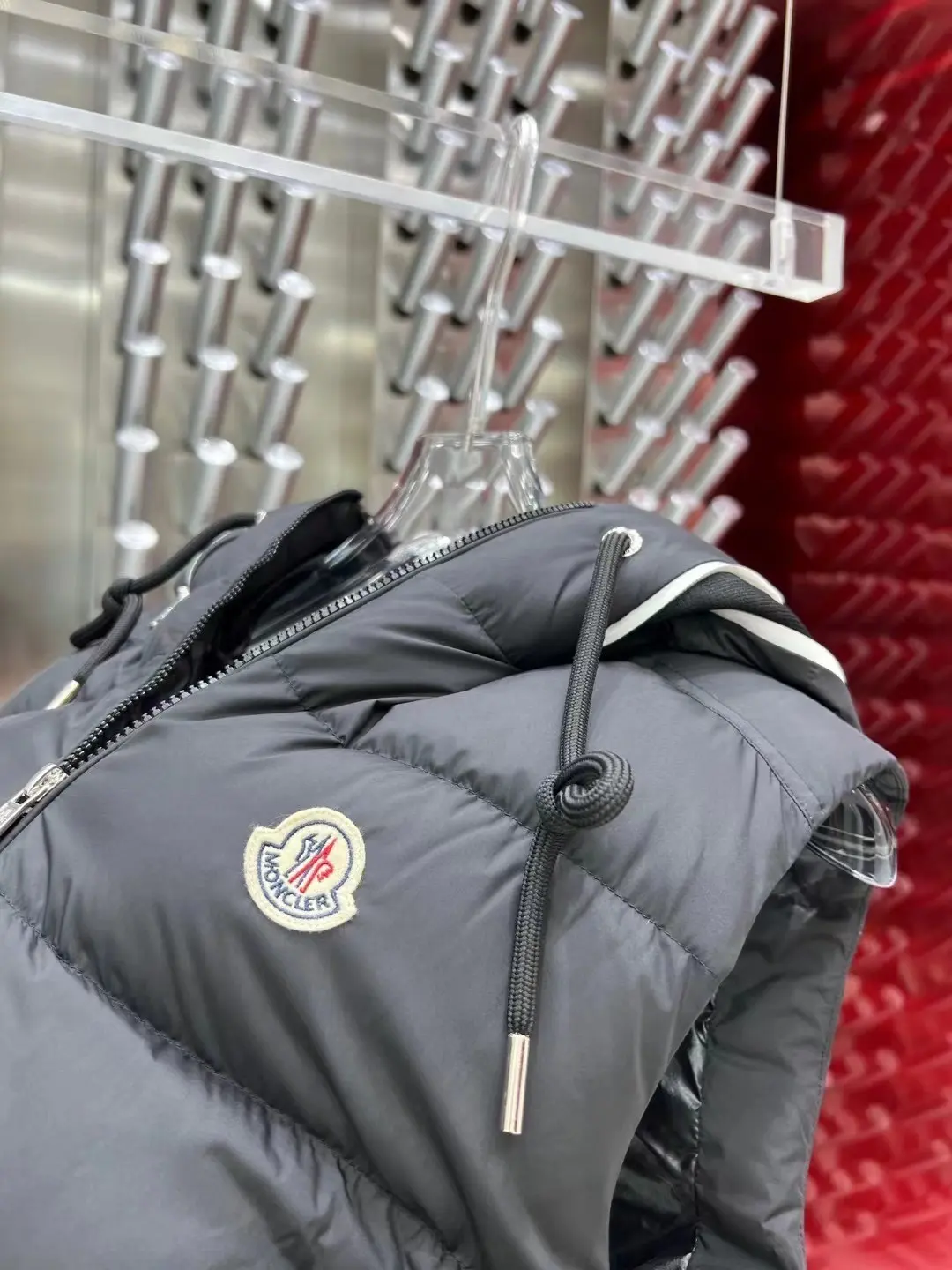 Moncler Hooded Down-Filled Puffer Gilet D47022143 — view 6