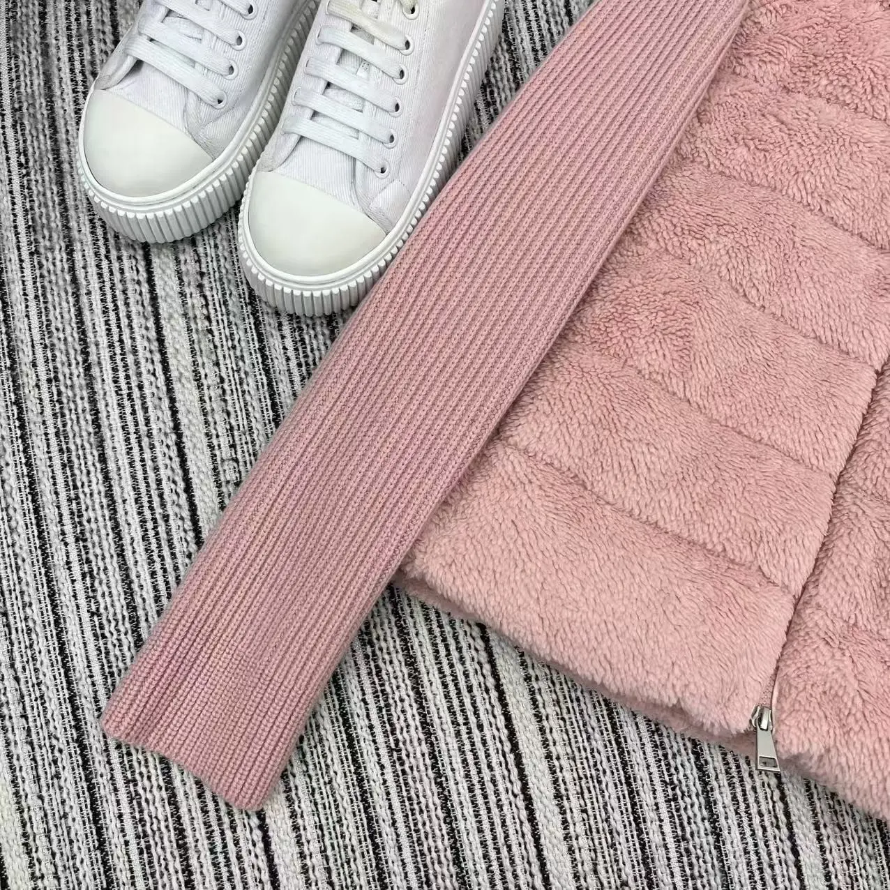 Quilted Down-Filled Cardigan Jacket D47022187 — view 7