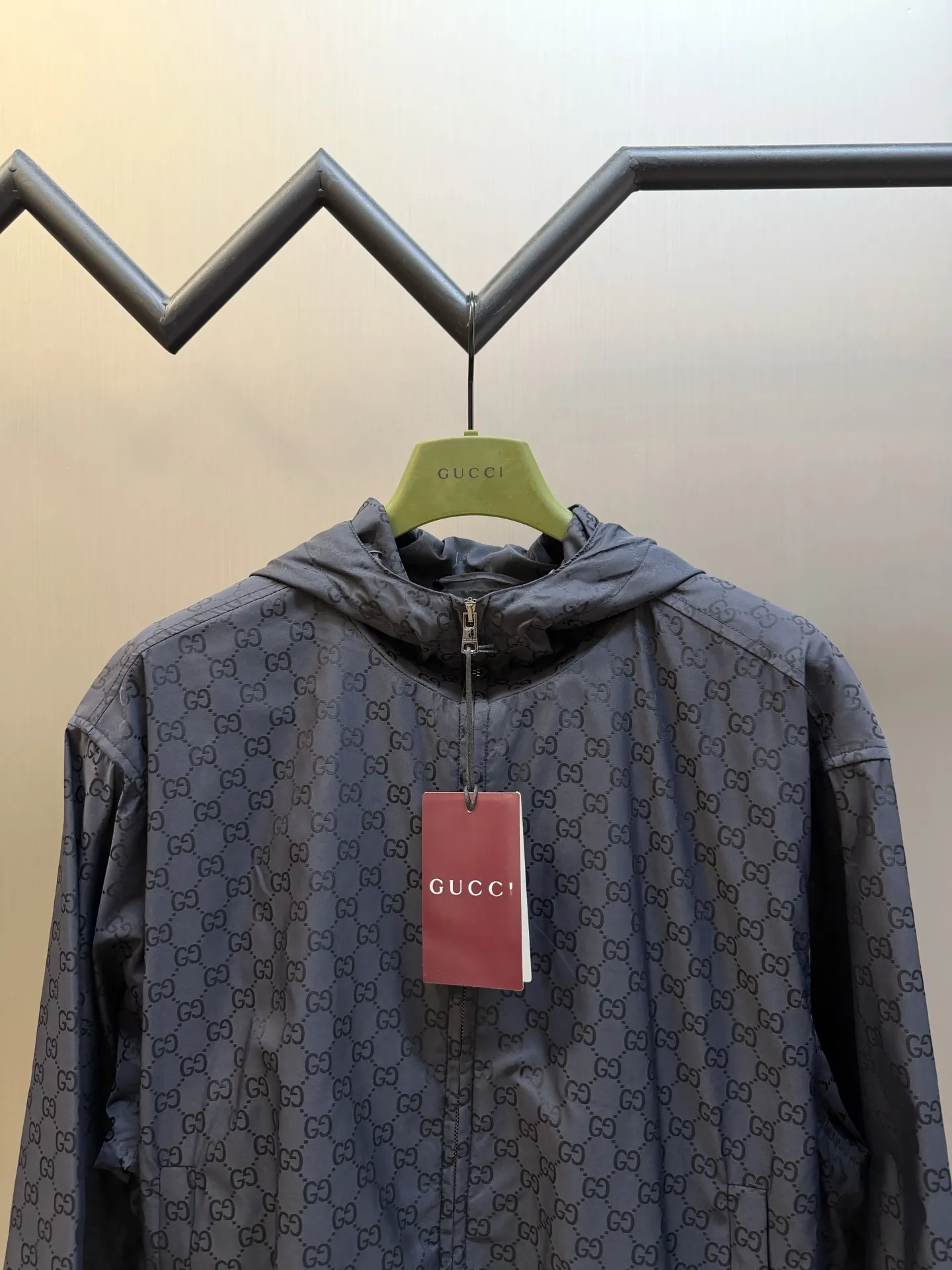 GG Monogram Nylon Hooded Windbreaker D49020467 — view 2