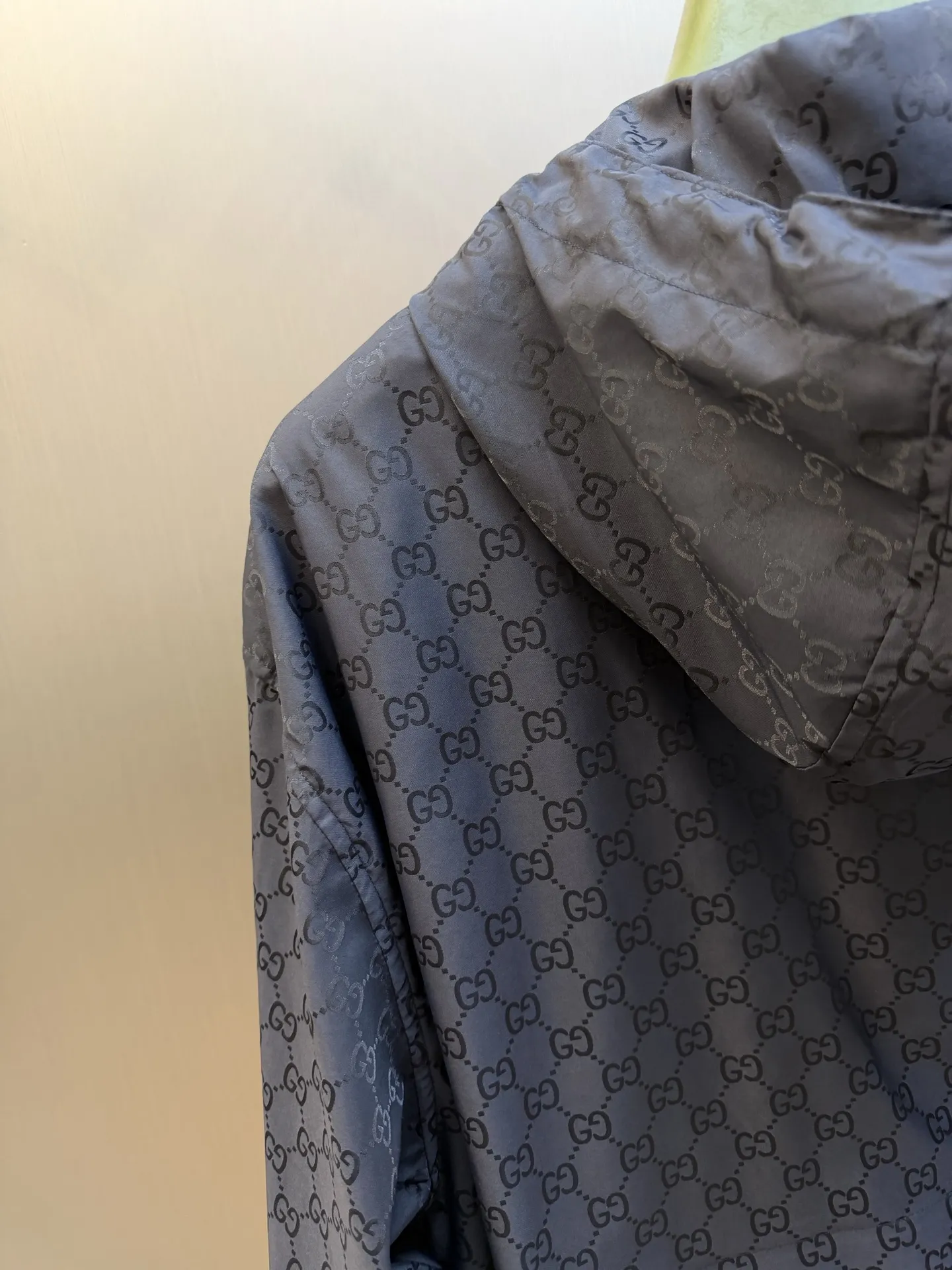 GG Monogram Nylon Hooded Windbreaker D49020467 — view 5