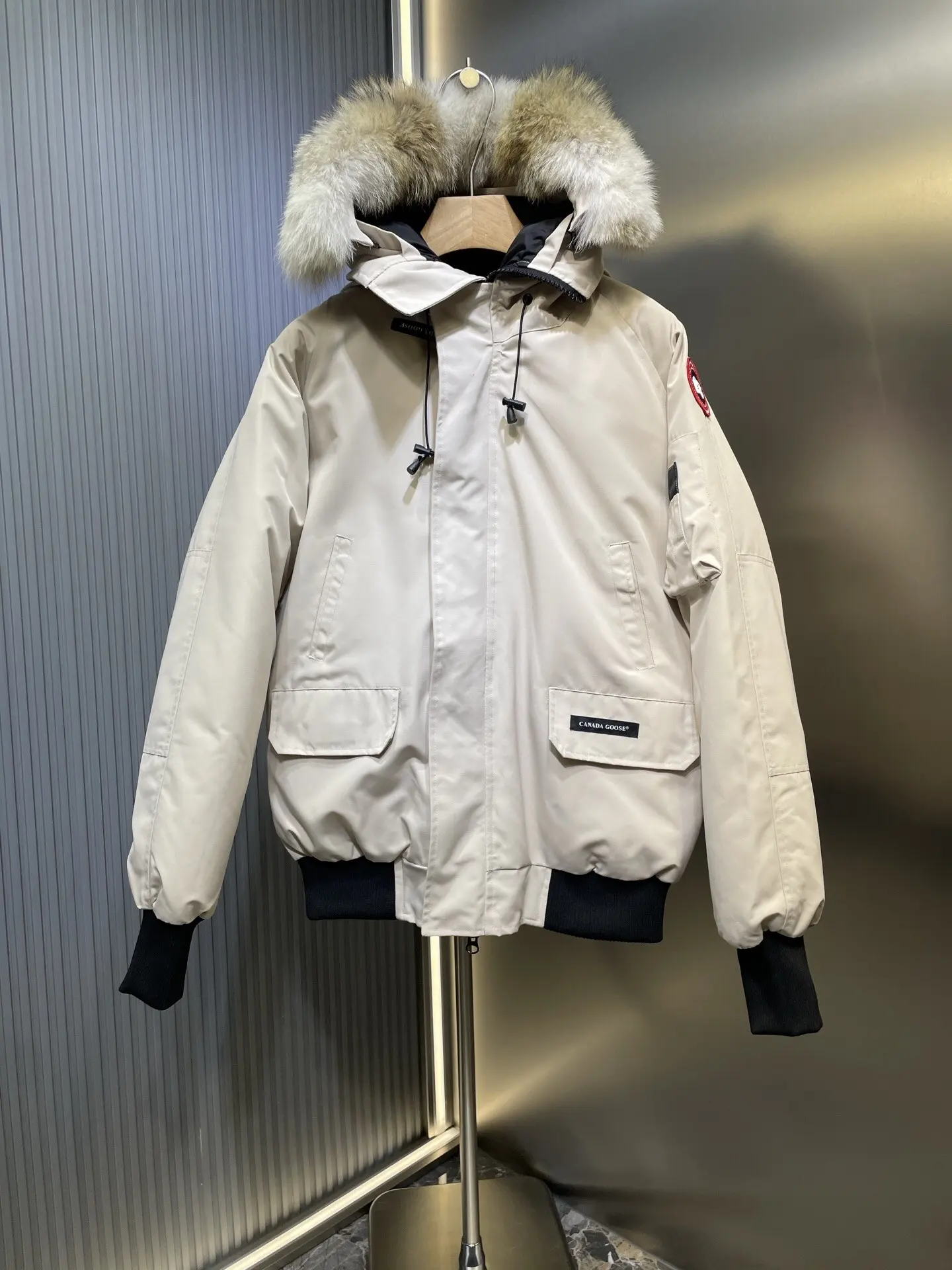 Chilliwack Fur-Trimmed Down Bomber Jacket D53022248
