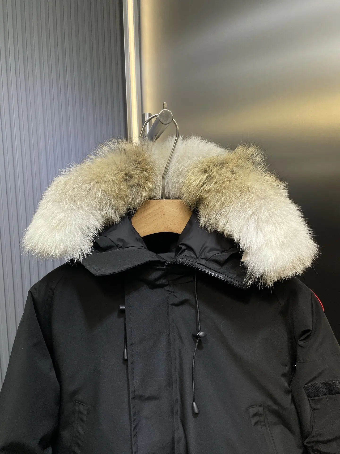 Chilliwack Fur-Trimmed Down Bomber Jacket D53022249 — view 2