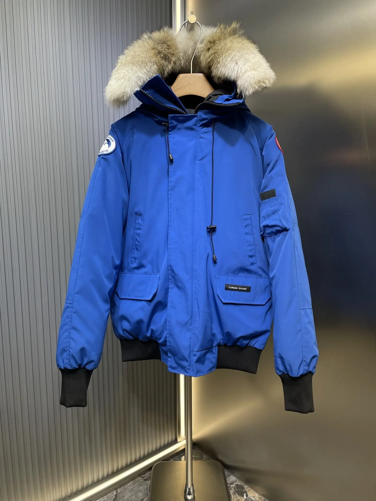 Chilliwack Fur-Trimmed Down Bomber Jacket D53022246