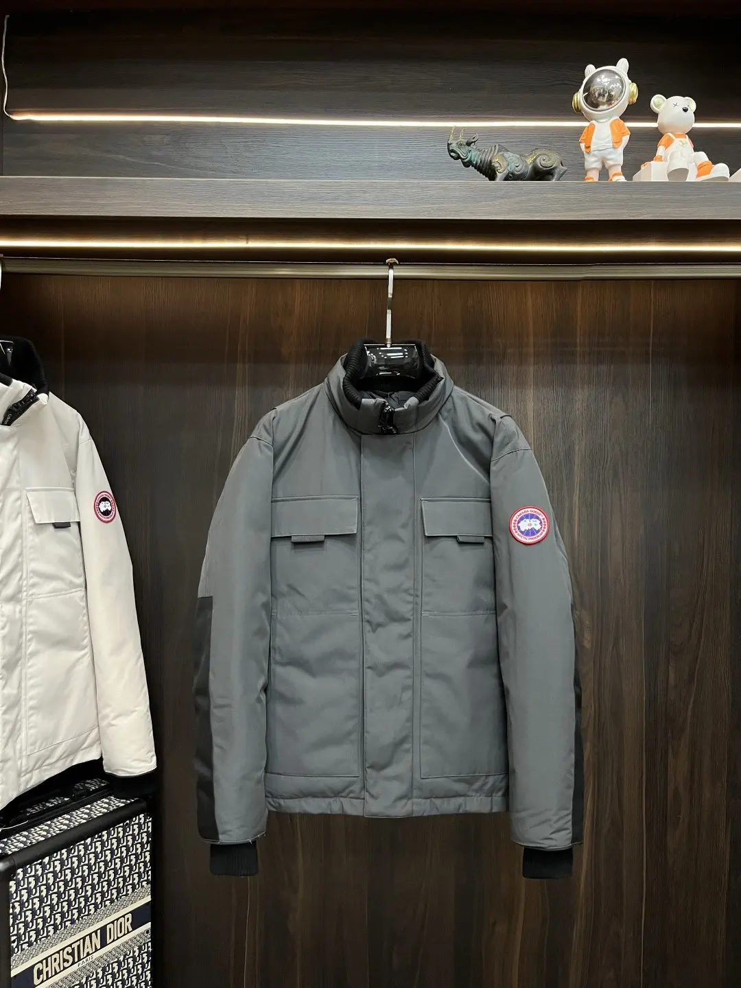 Down-Filled Stand-Collar Puffer Jacket D55022239
