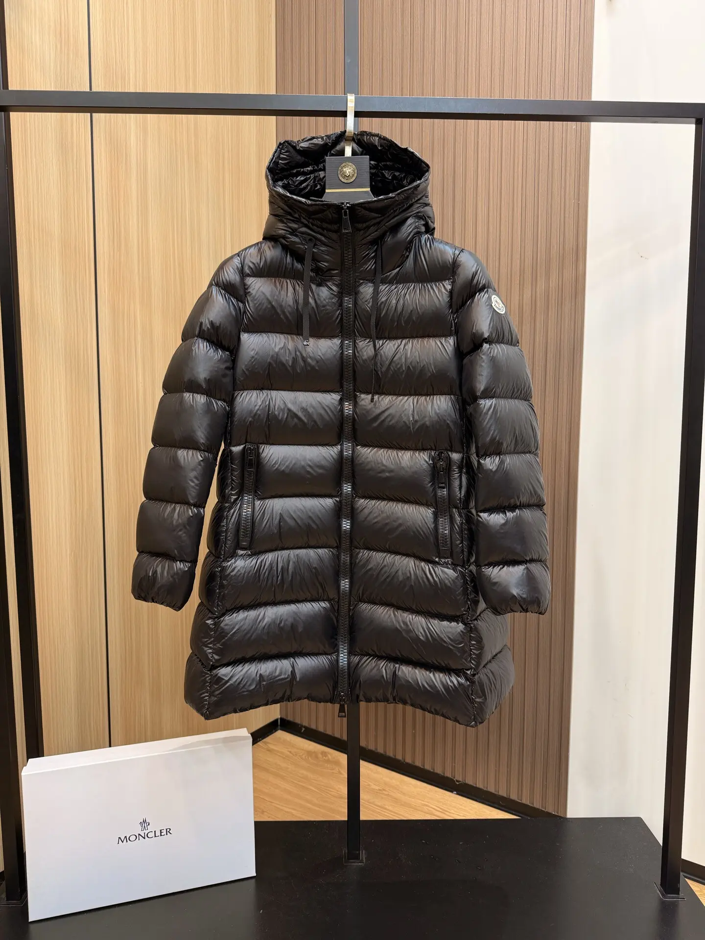 Suyen Hooded Longline Down Coat D55022196