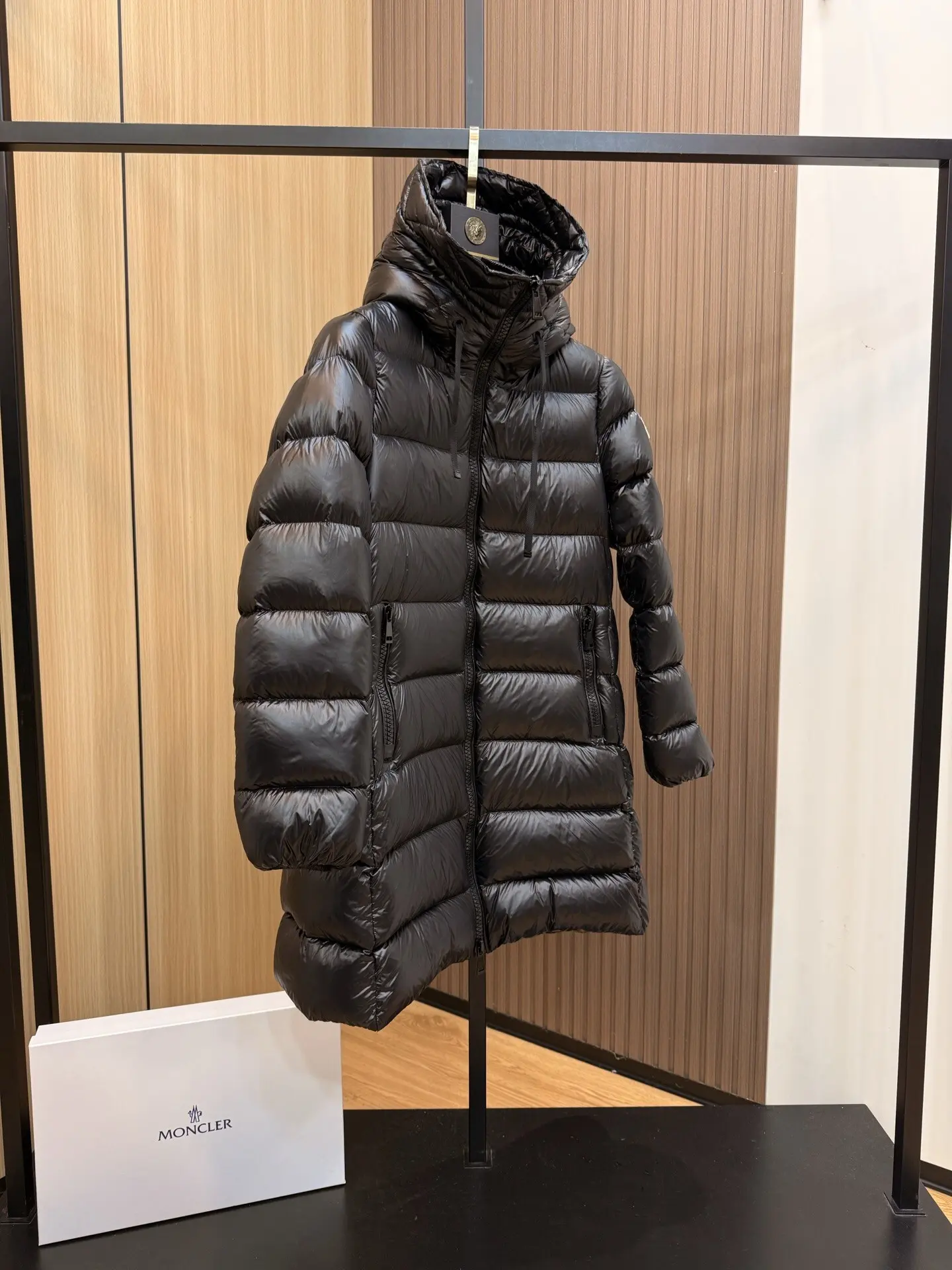 Suyen Hooded Longline Down Coat D55022196 — view 5