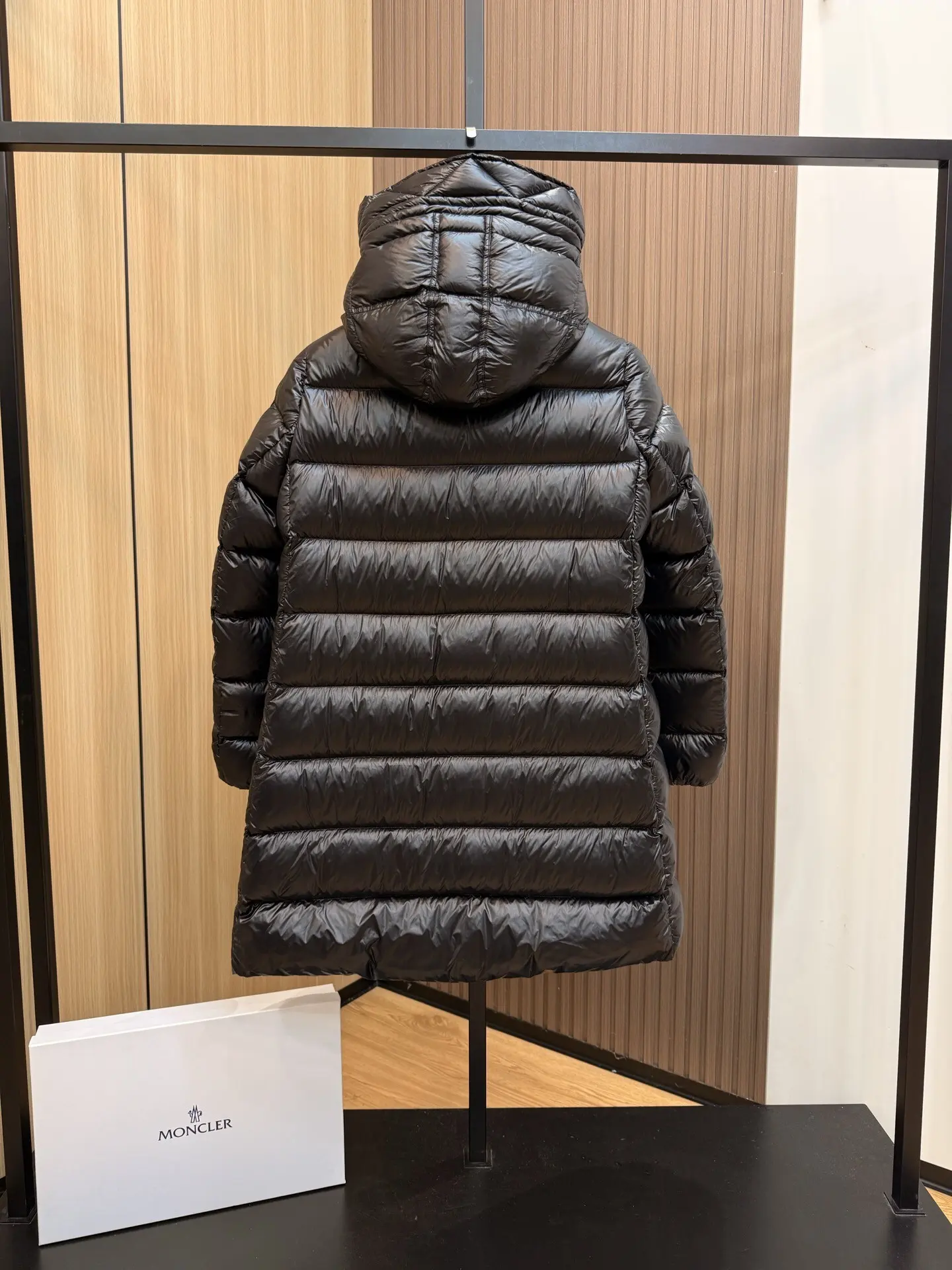 Suyen Hooded Longline Down Coat D55022196 — view 6