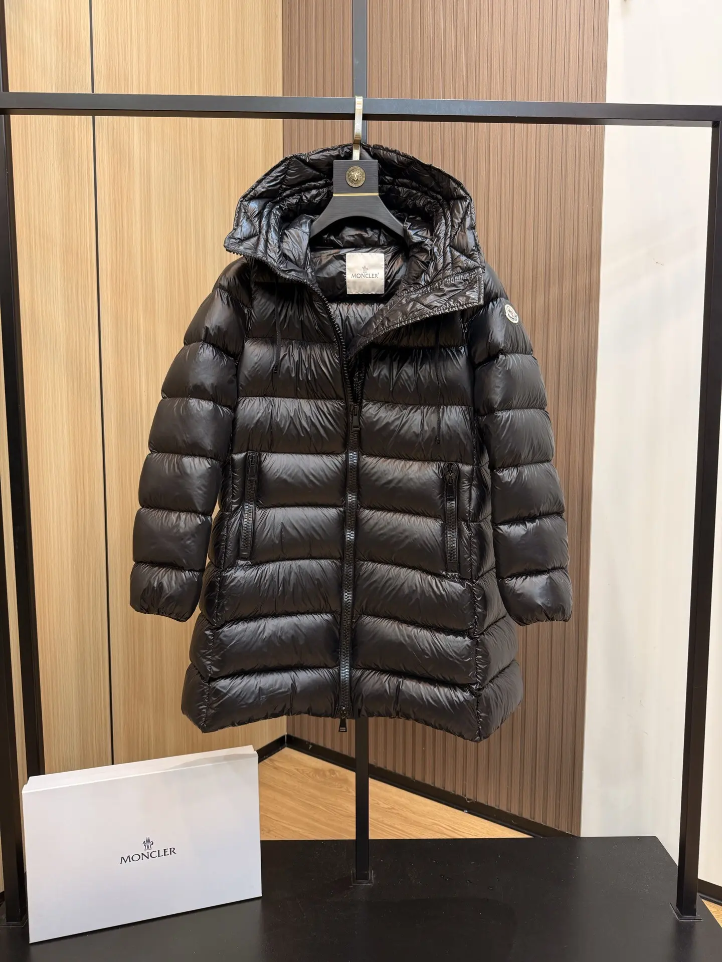 Suyen Hooded Longline Down Coat D55022196 — view 7