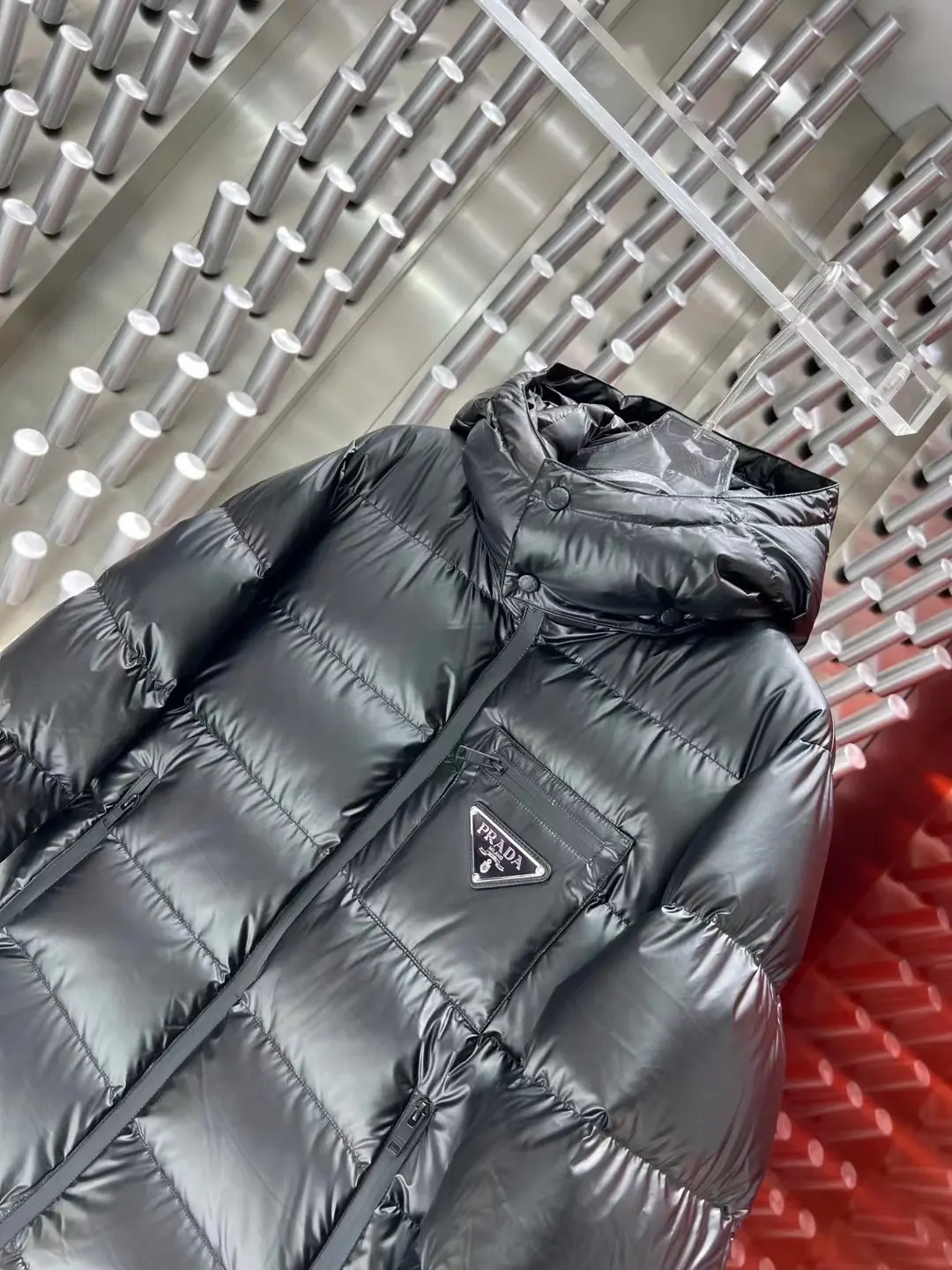 Hooded Down-Filled Puffer Jacket D59022277 — view 3
