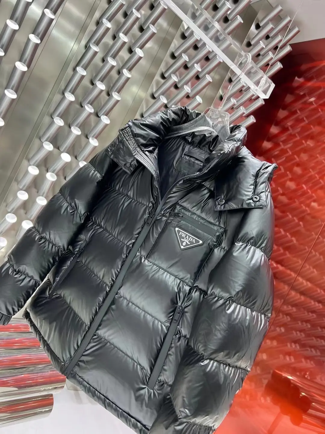 Hooded Down-Filled Puffer Jacket D59022277 — view 8