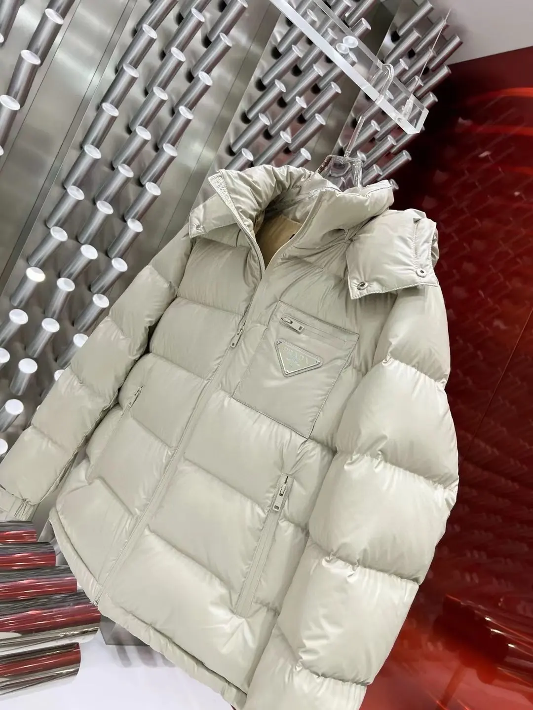Hooded Down-Filled Puffer Jacket D59022276 — view 3