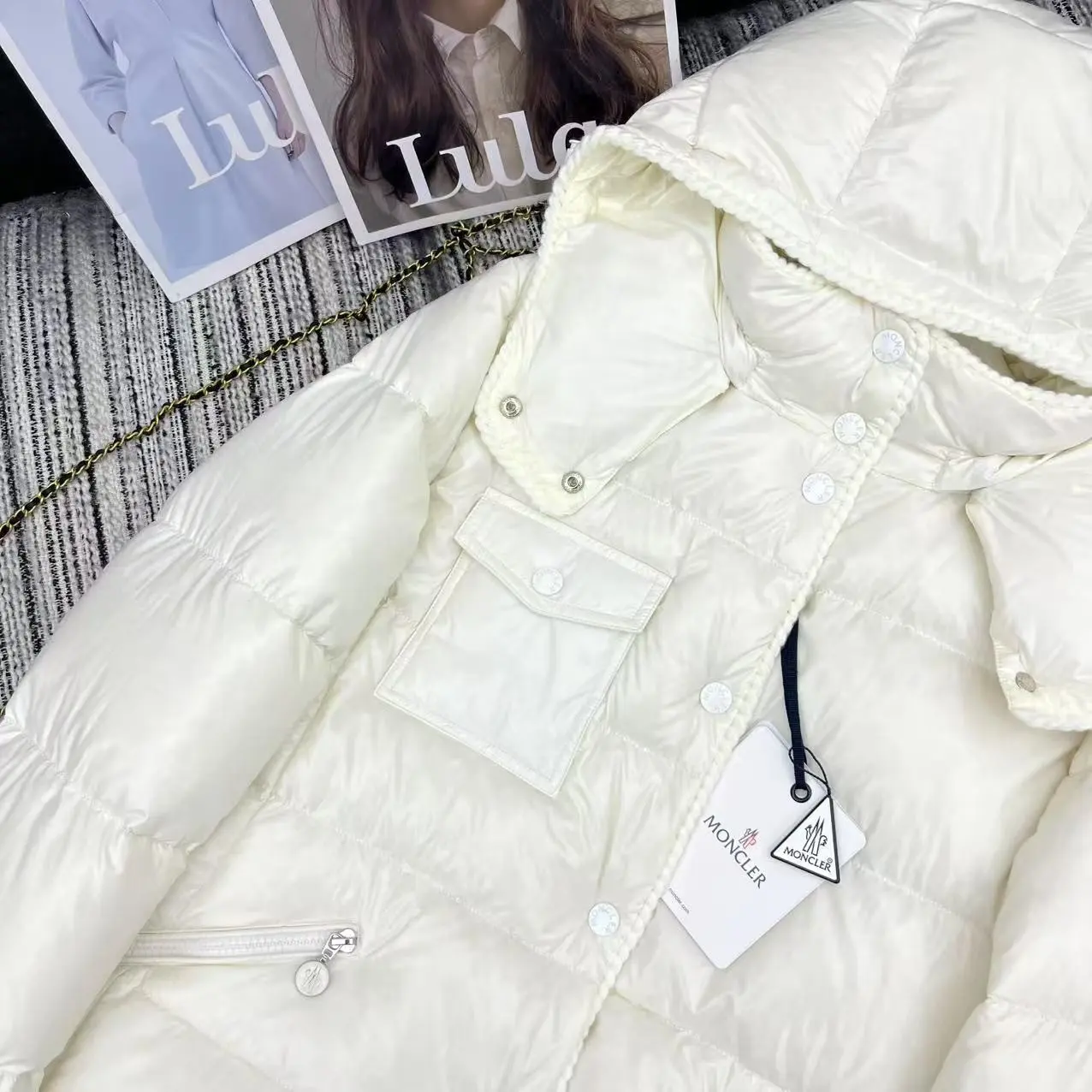 Glarein Hooded Down Puffer Jacket D59022176 — view 3